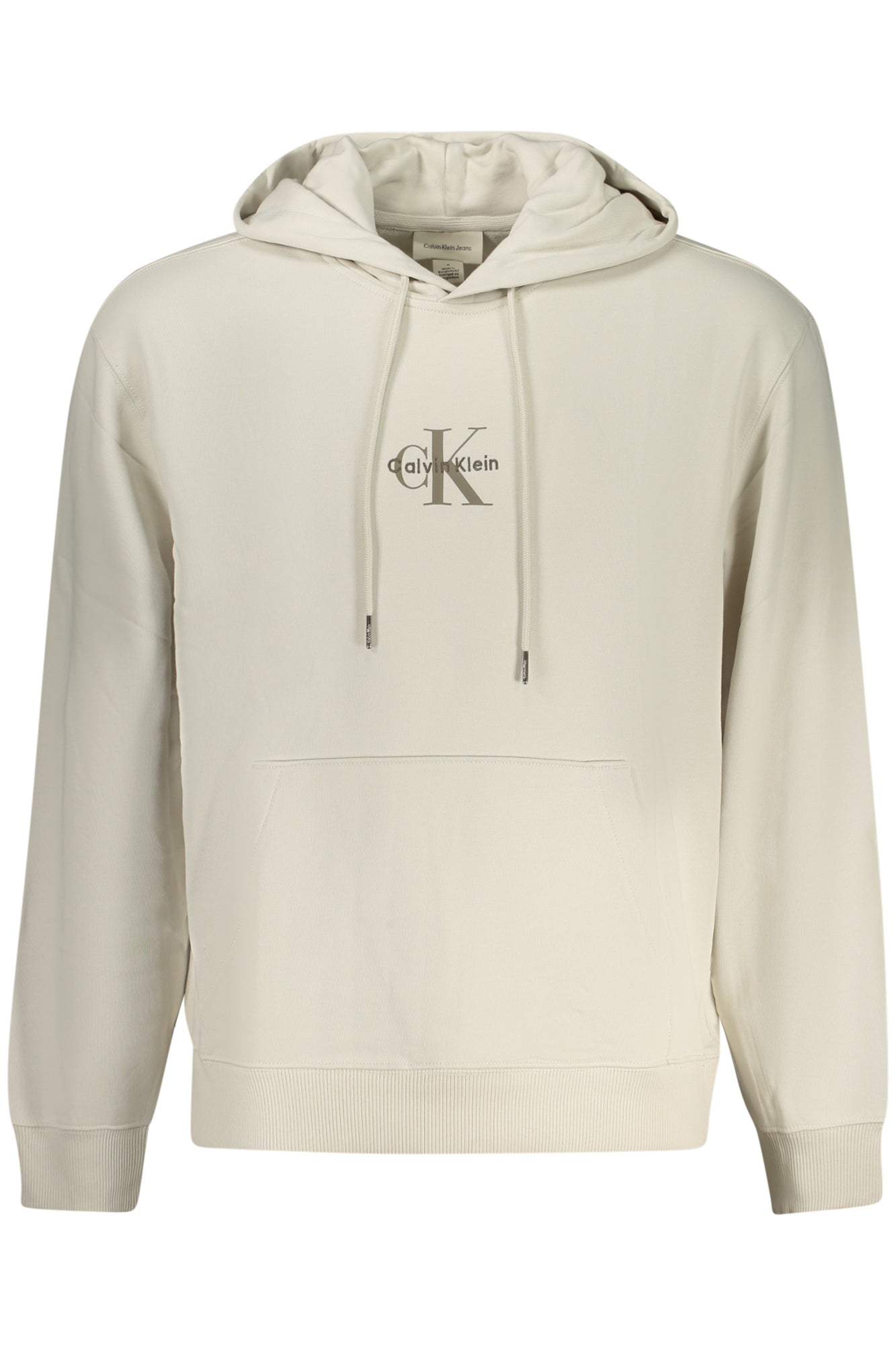 CALVIN KLEIN FELPA SENZA ZIP UOMO BEIGE