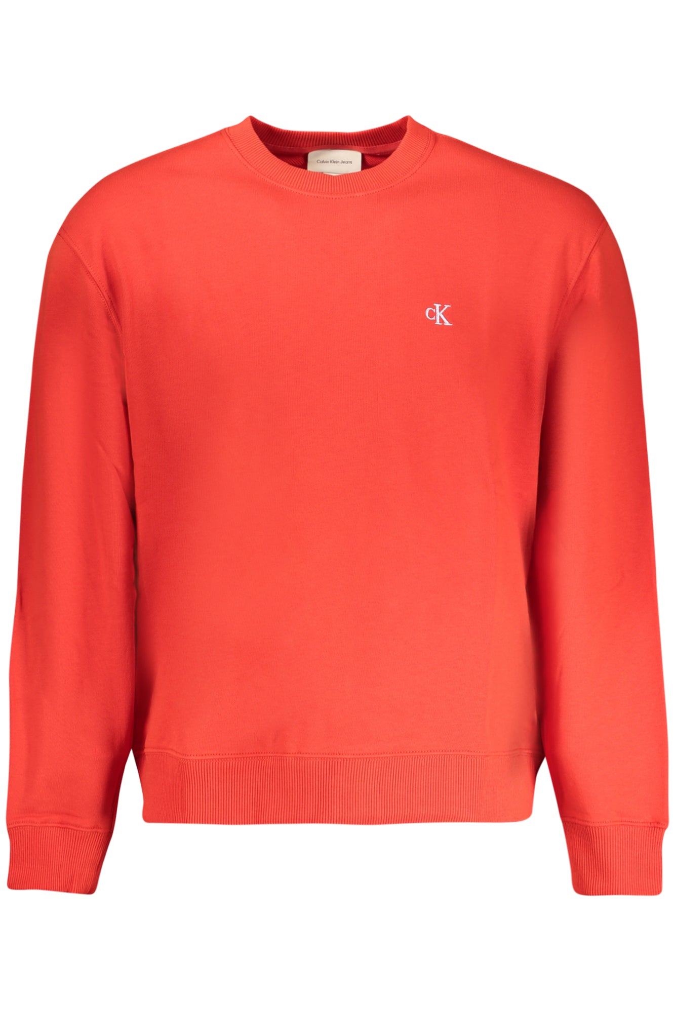 CALVIN KLEIN FELPA SENZA ZIP UOMO ROSSO