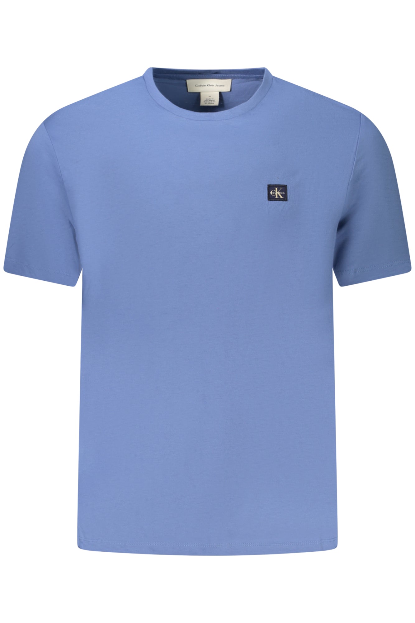 CALVIN KLEIN T-SHIRT MANICHE CORTE UOMO AZZURRO