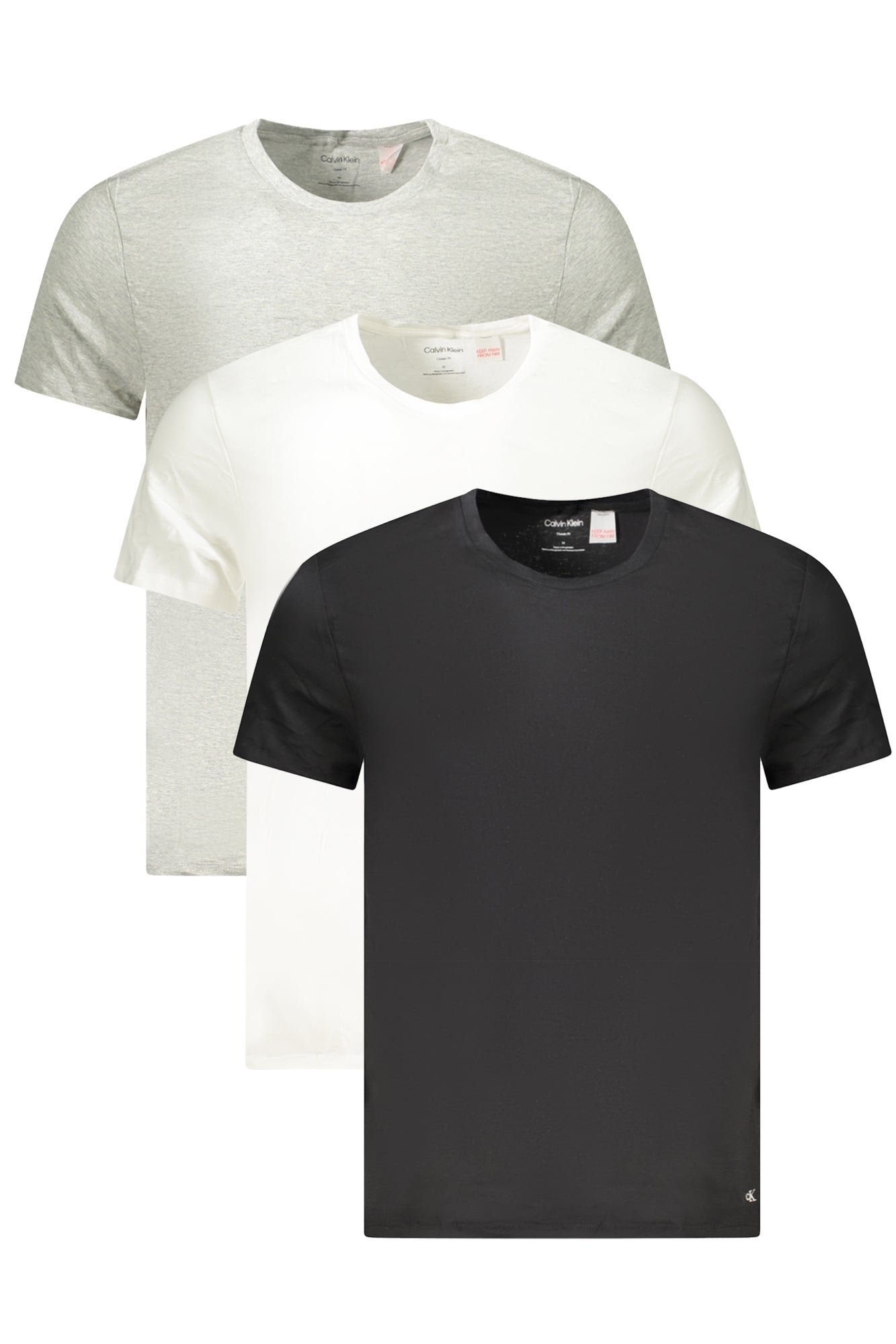 CALVIN KLEIN T-SHIRT MANICHE CORTE UOMO