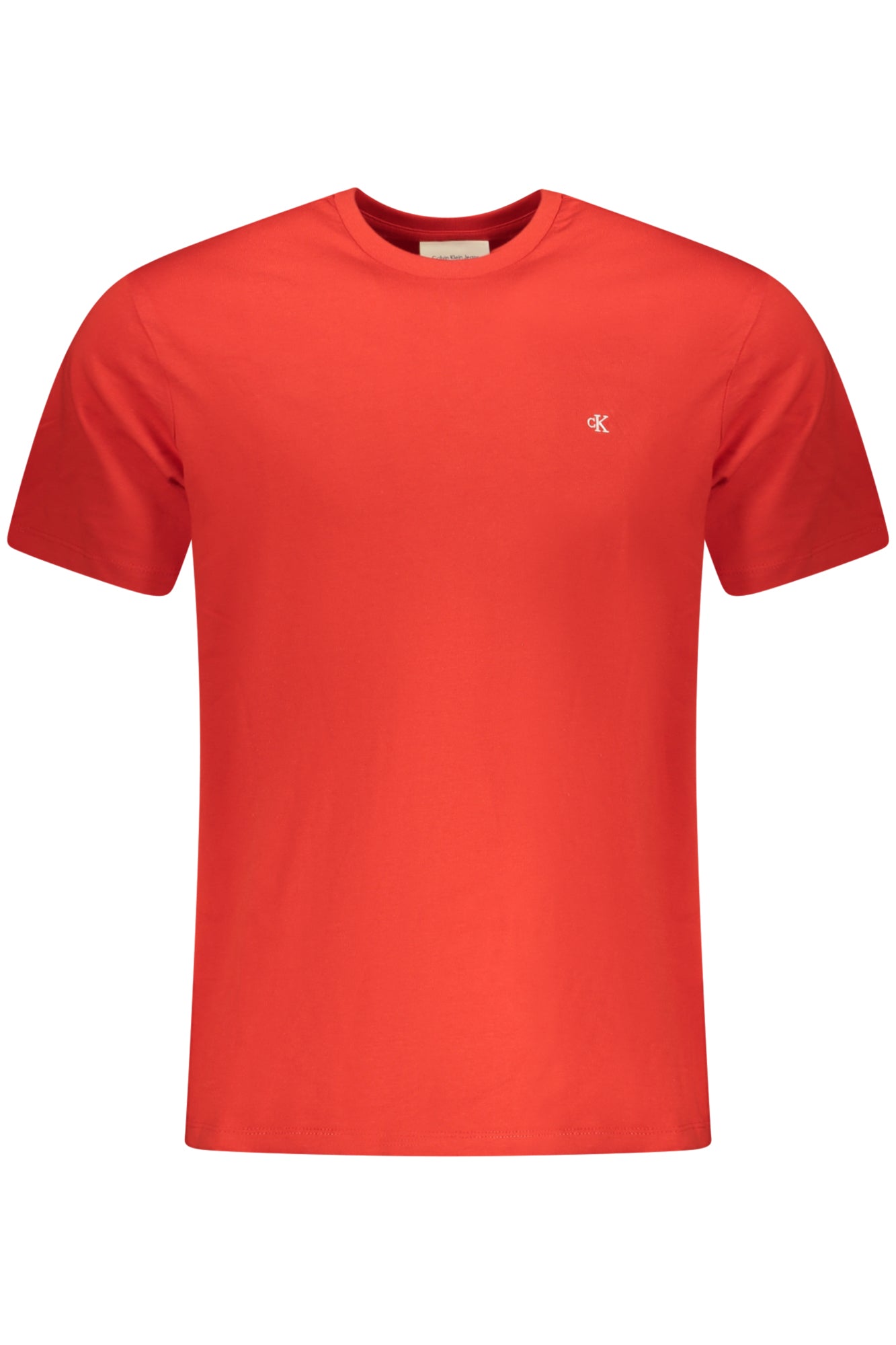 CALVIN KLEIN T-SHIRT MANICHE CORTE UOMO ROSSO