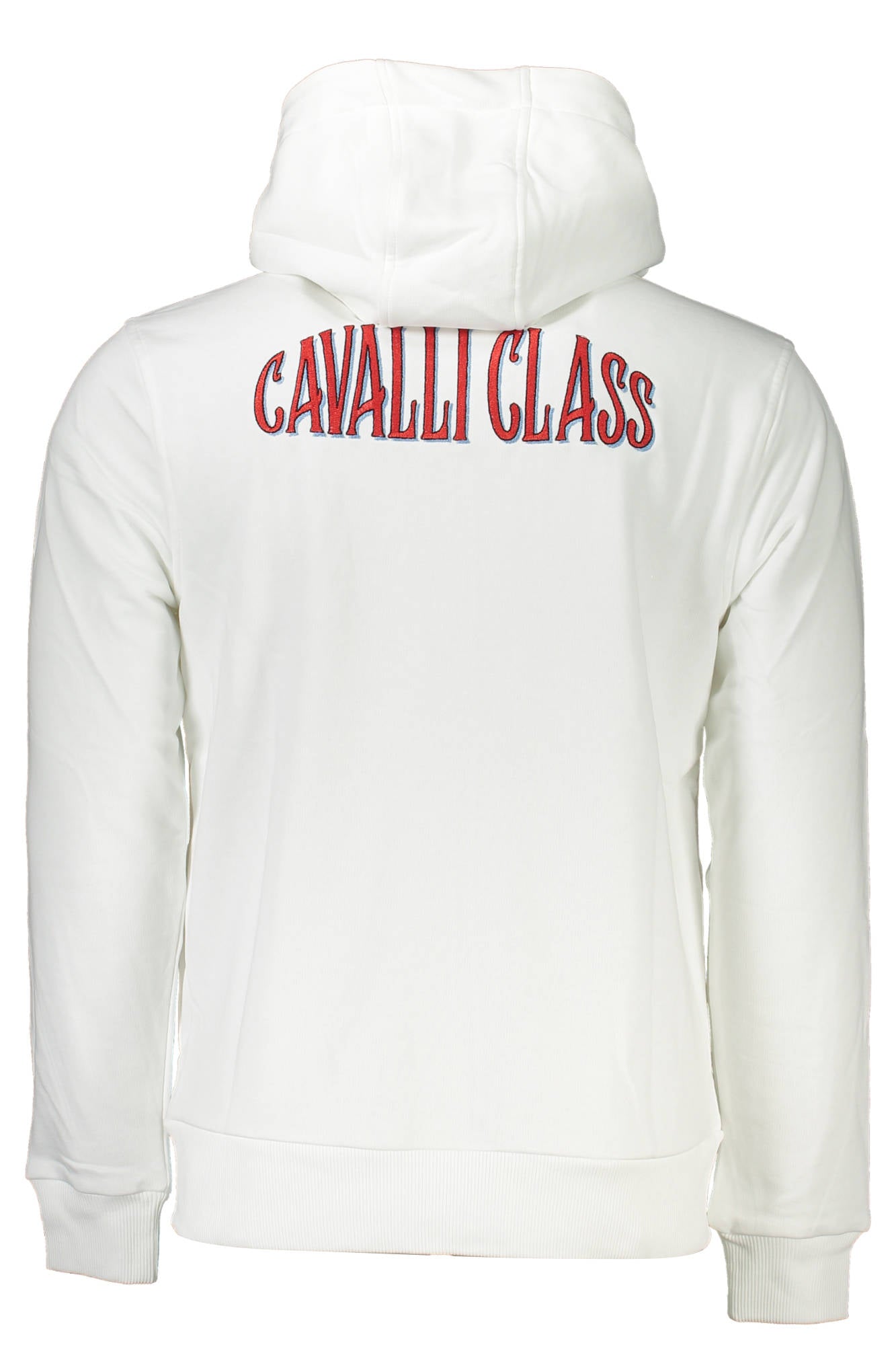 CAVALLI CLASS FELPA CON ZIP UOMO BIANCO