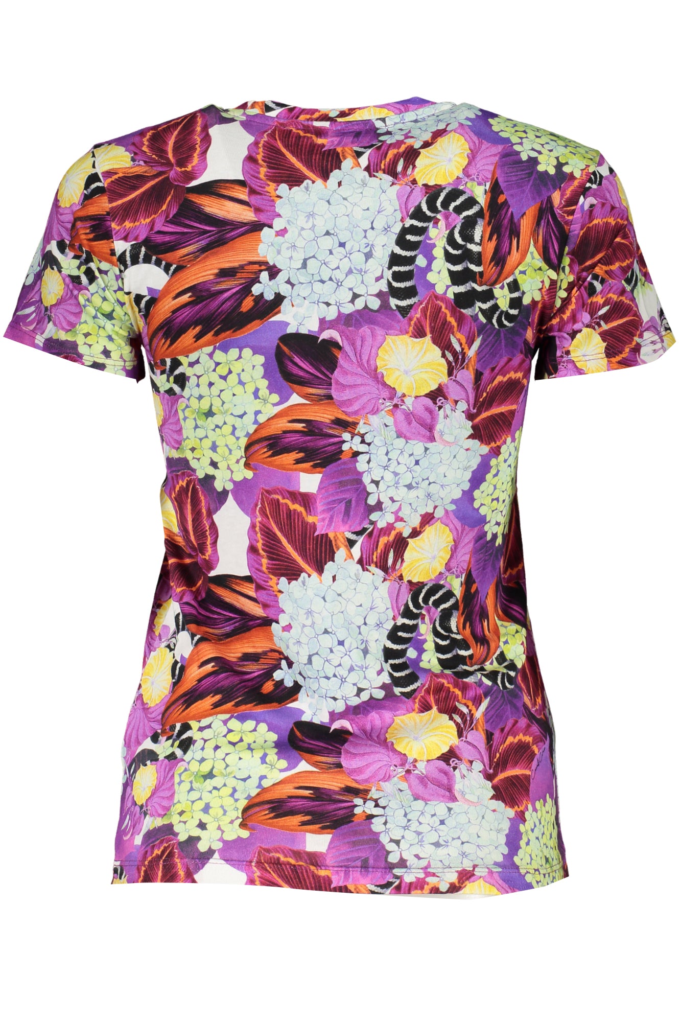 CAVALLI CLASS T-SHIRT MANICHE CORTE DONNA VIOLA
