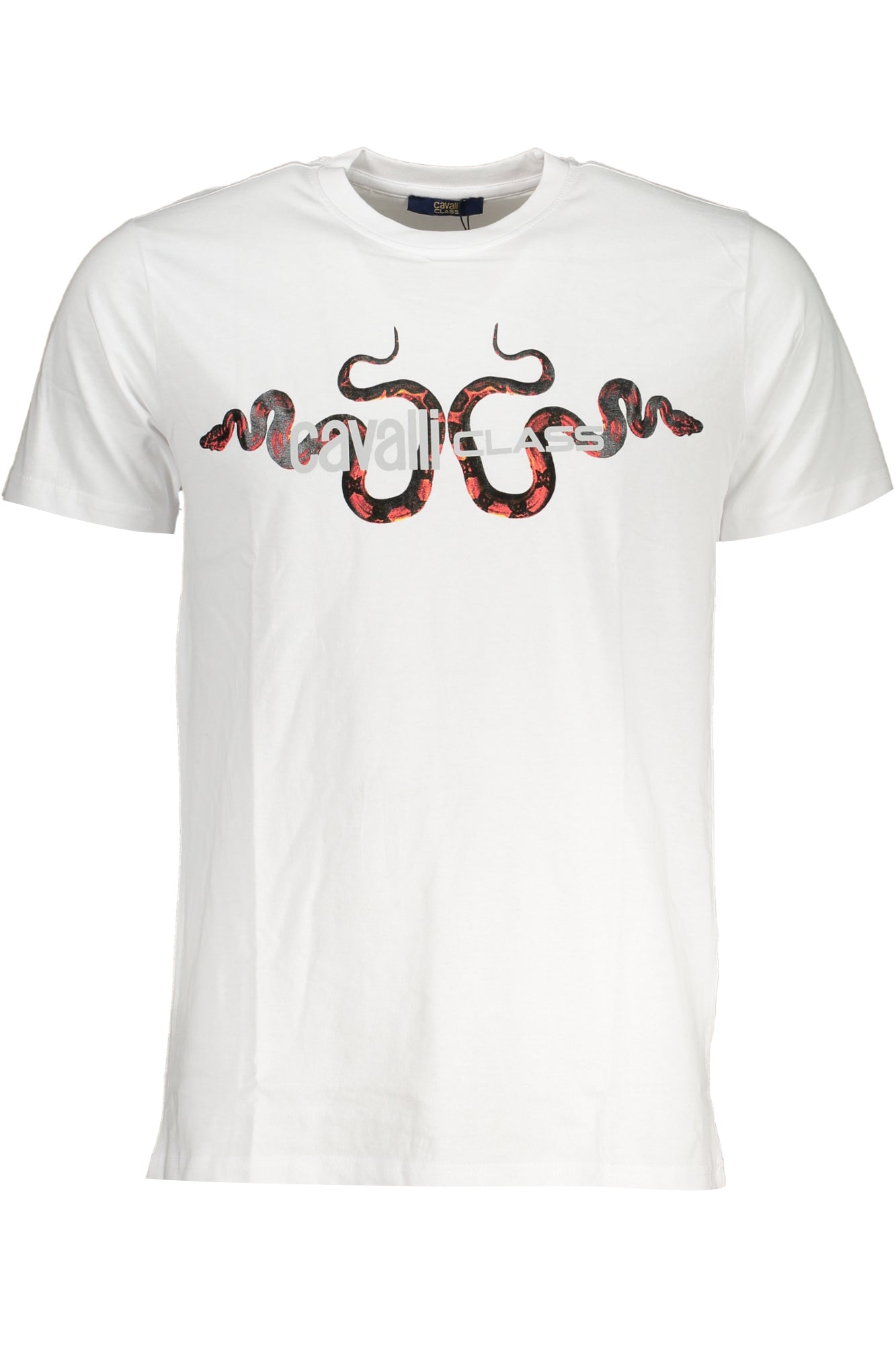 CAVALLI CLASS T-SHIRT MANICHE CORTE UOMO BIANCO