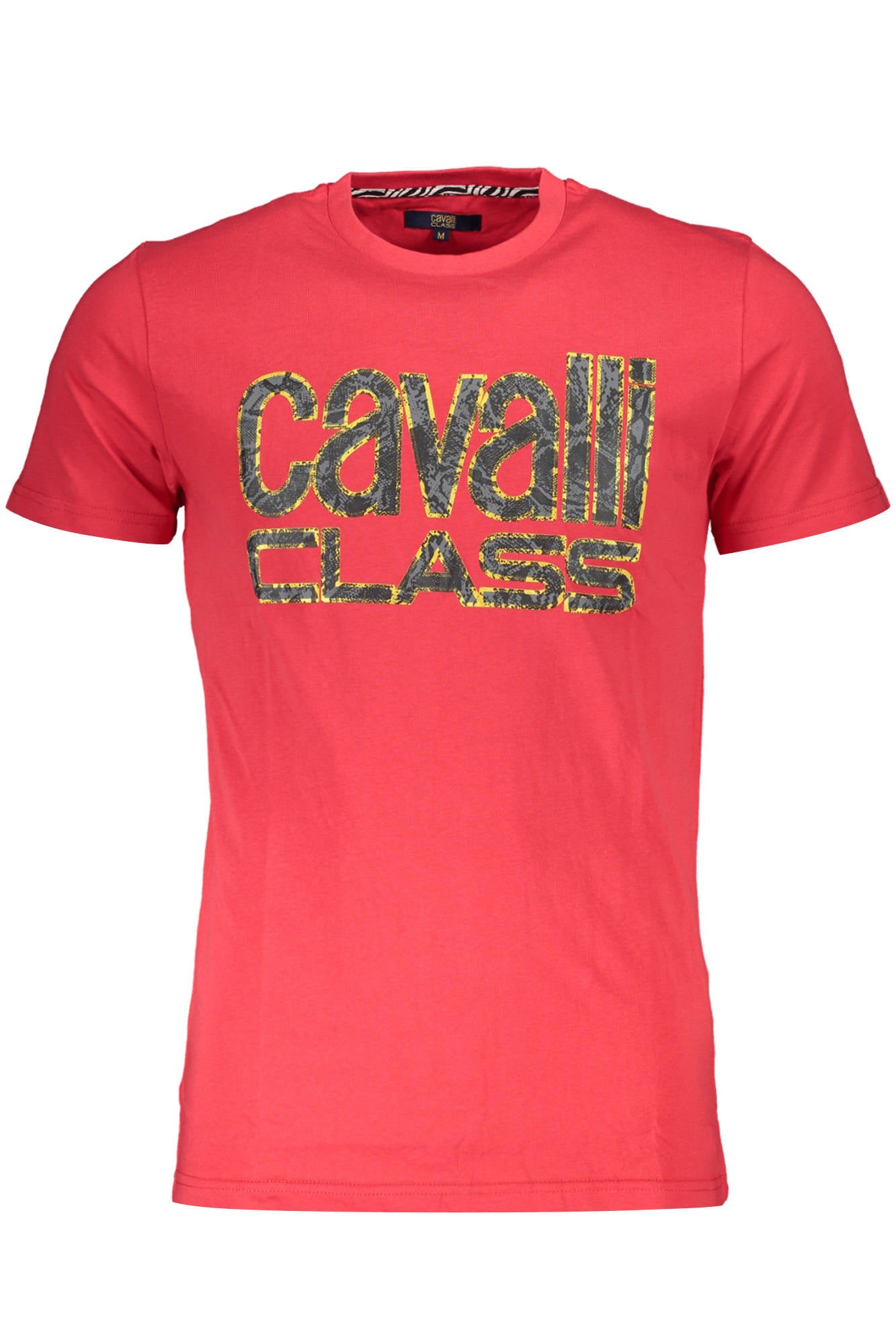 CAVALLI CLASS T-SHIRT MANICHE CORTE UOMO ROSSO
