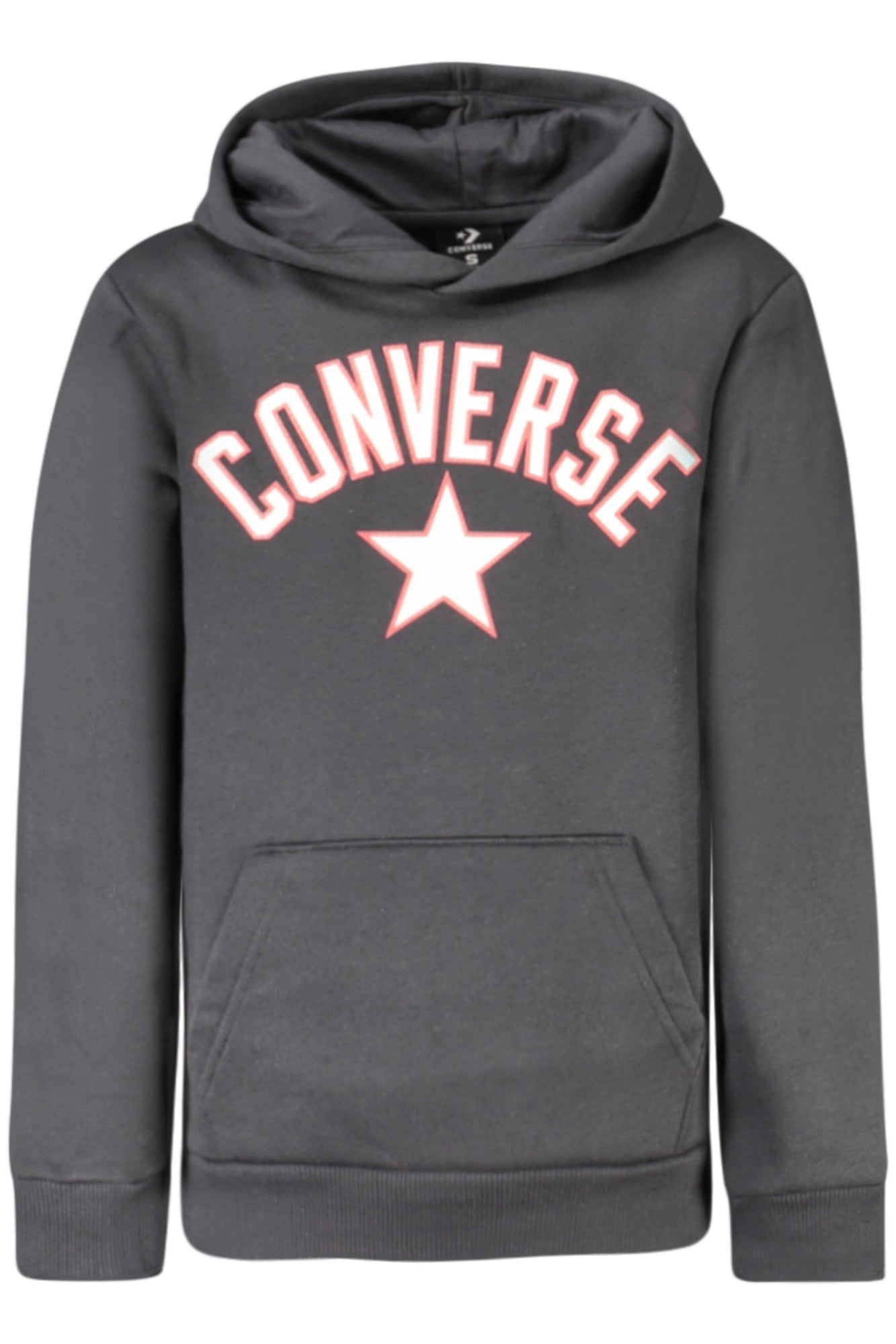CONVERSE FELPA SENZA ZIP BAMBINO NERO
