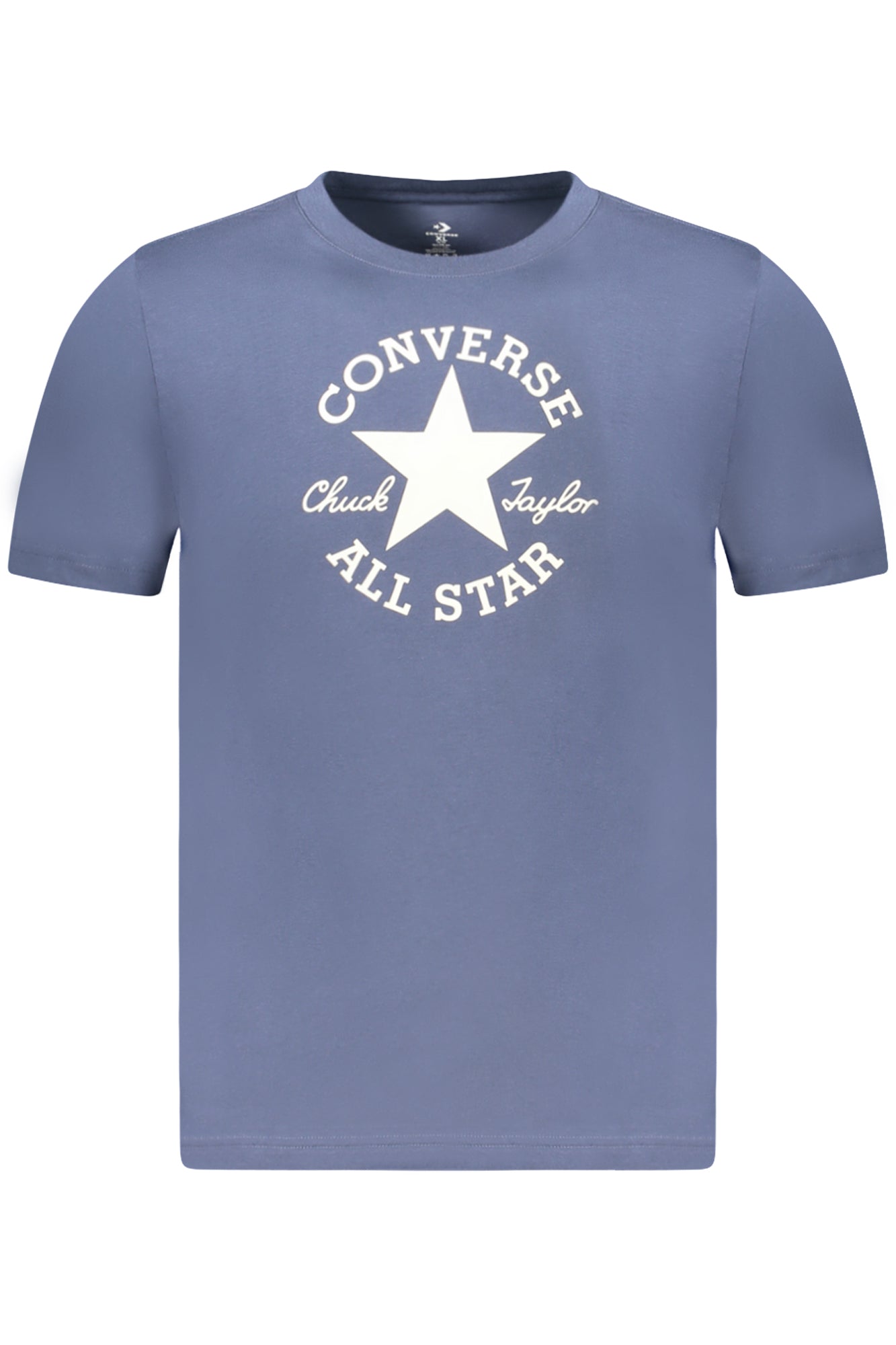 CONVERSE T-SHIRT MANICHE CORTE BAMBINO BLU