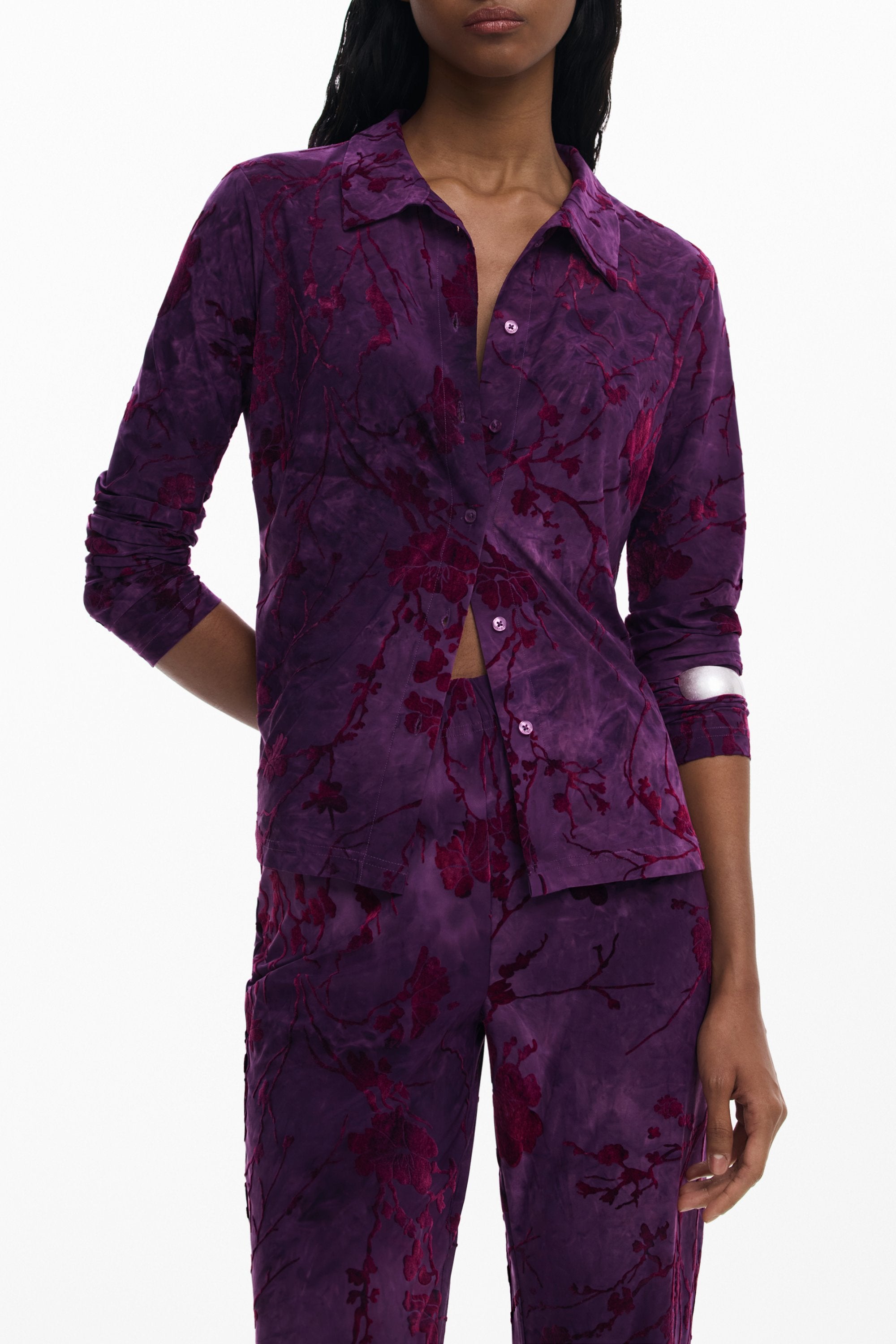 DESIGUAL PANTALONE DONNA VIOLA