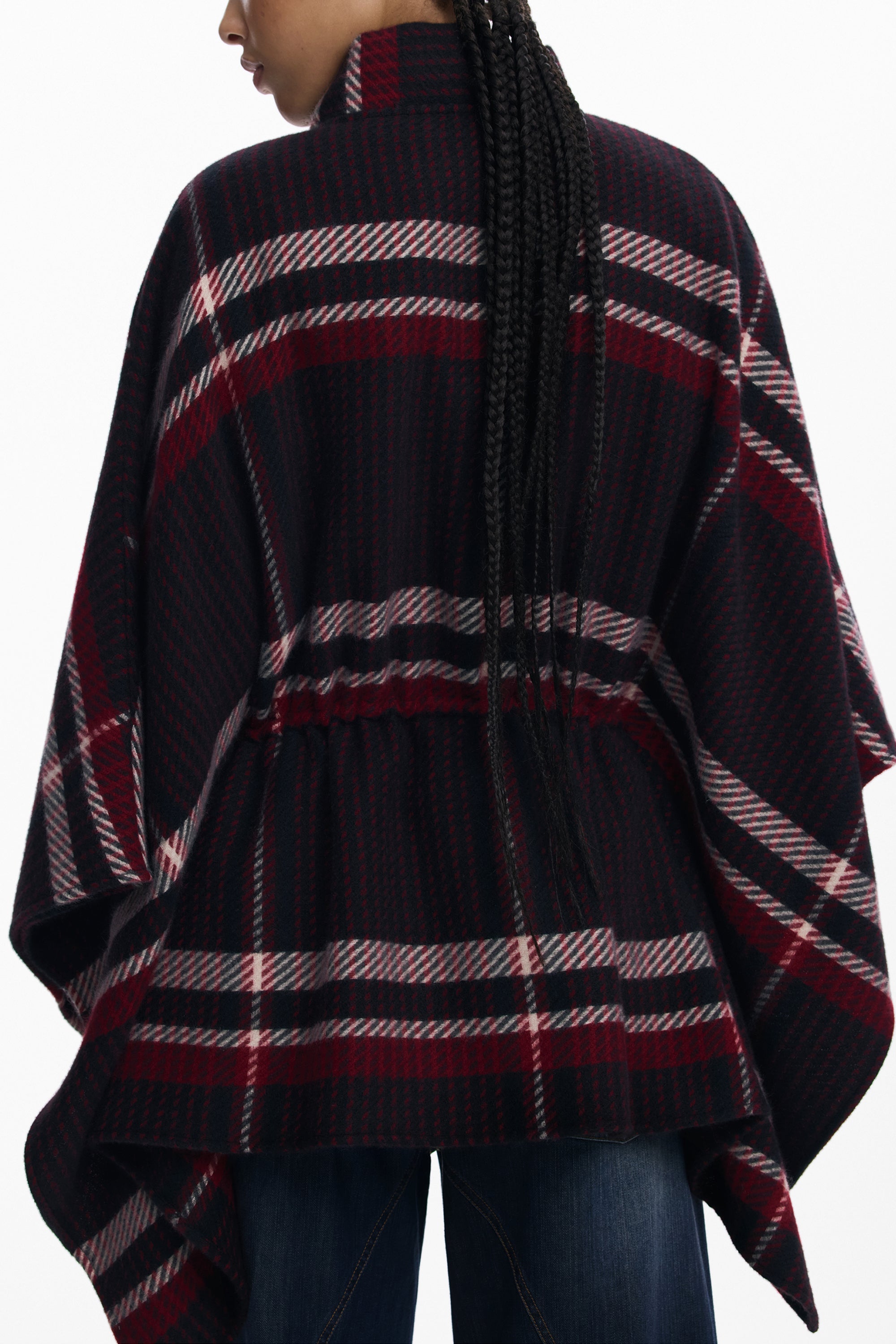 DESIGUAL PONCHO DONNA NERO