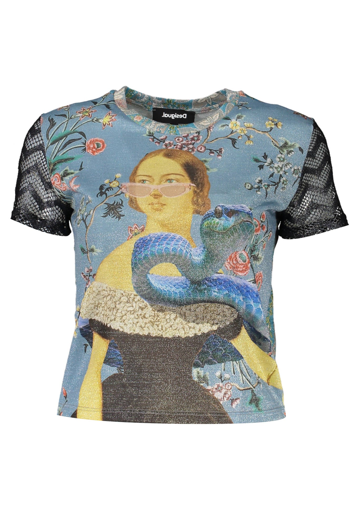 DESIGUAL T-SHIRT MANICHE CORTE DONNA