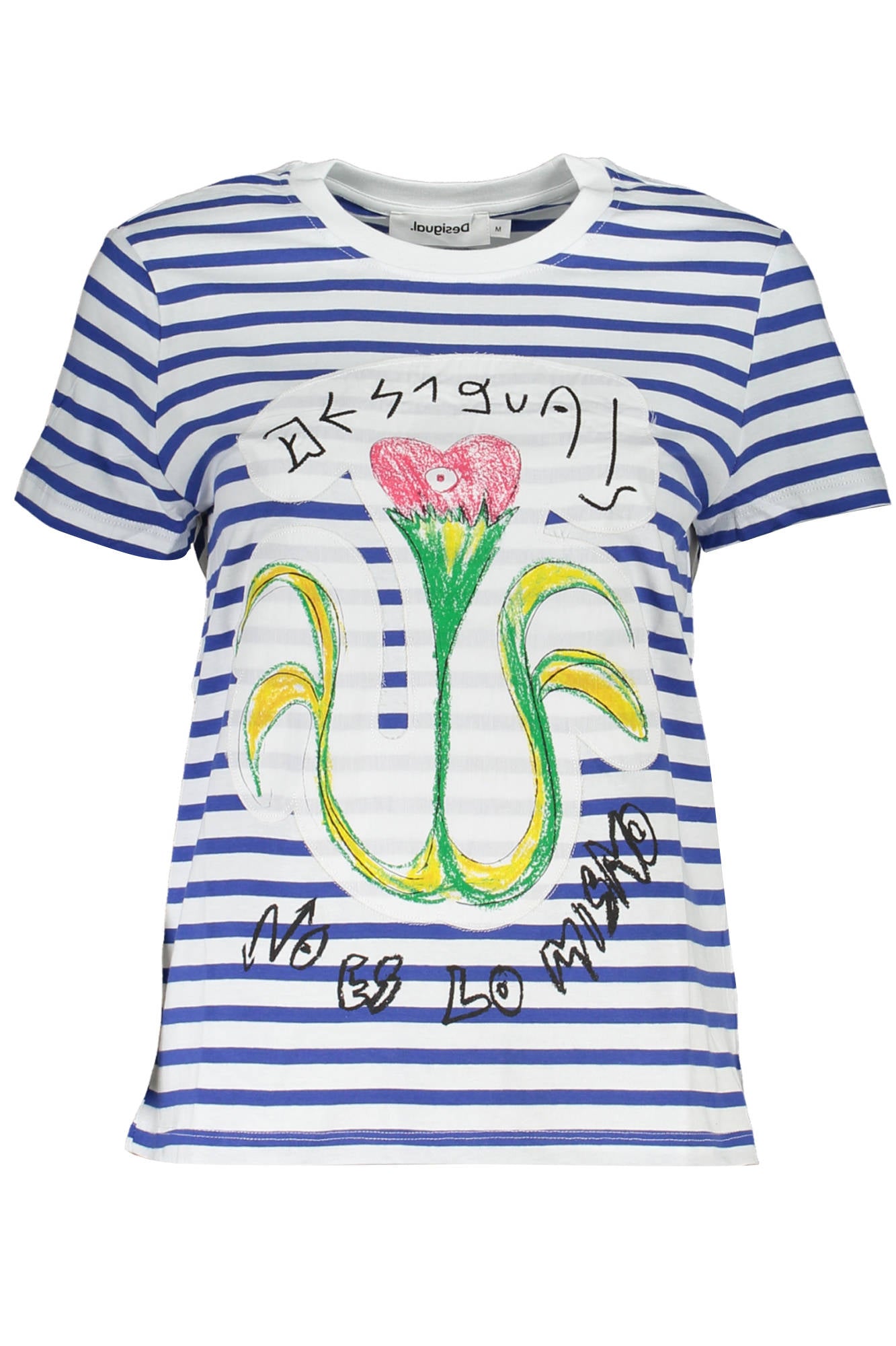 DESIGUAL T-SHIRT MANICHE CORTE DONNA