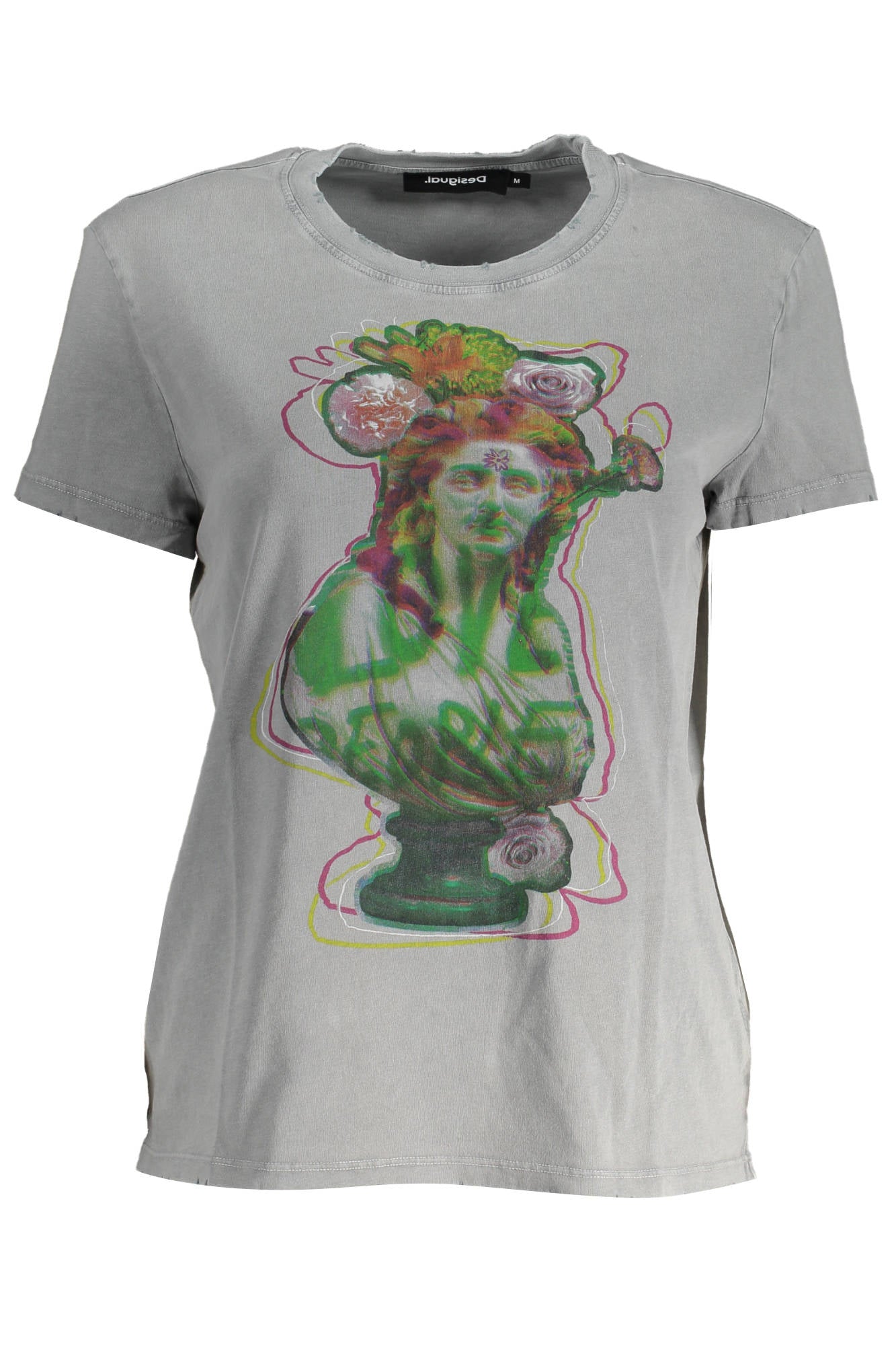DESIGUAL T-SHIRT MANICHE CORTE DONNA