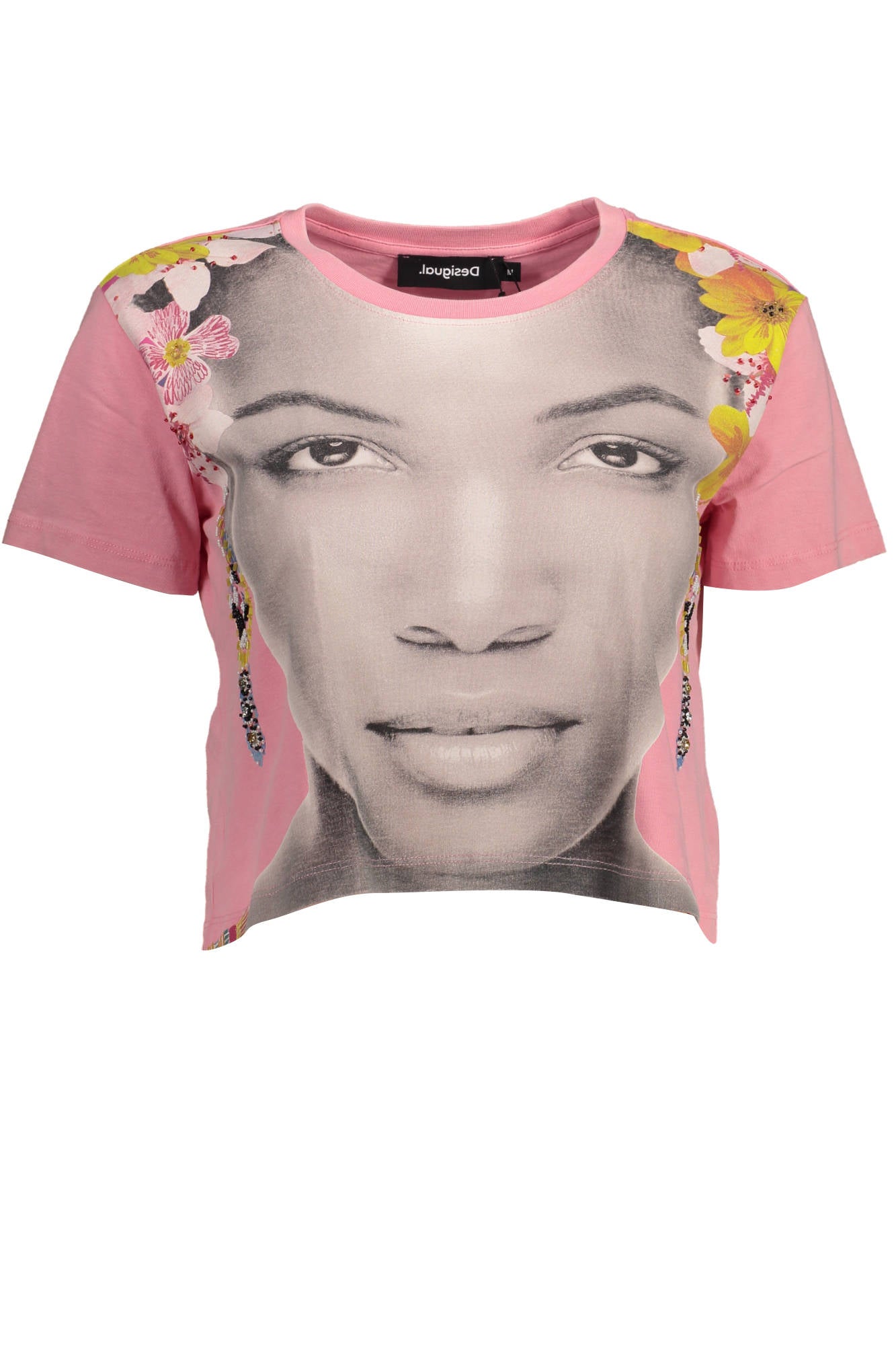 DESIGUAL T-SHIRT MANICHE CORTE DONNA