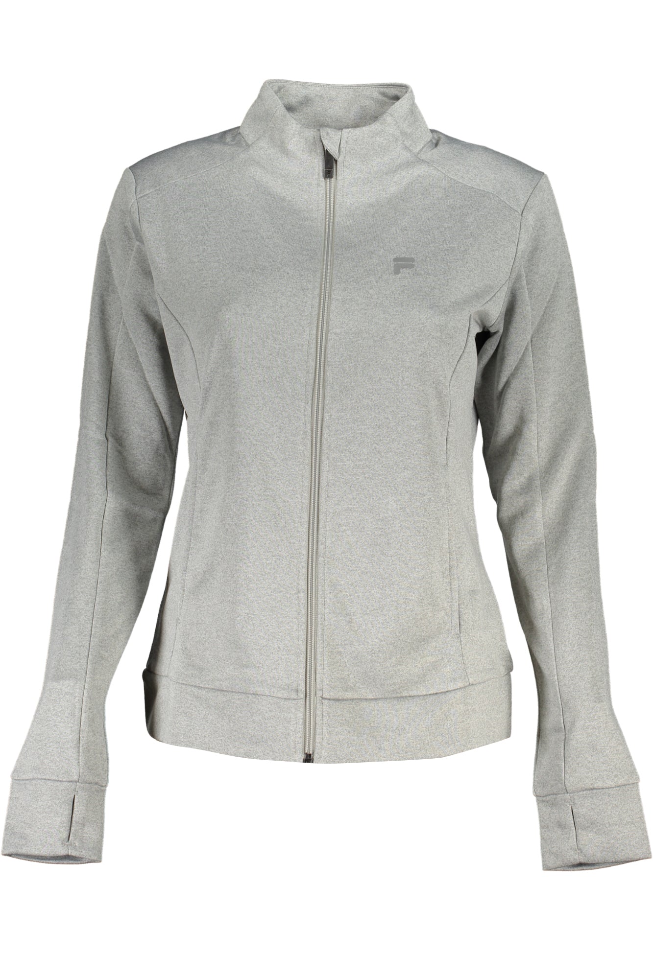 FILA FELPA CON ZIP DONNA GRIGIO