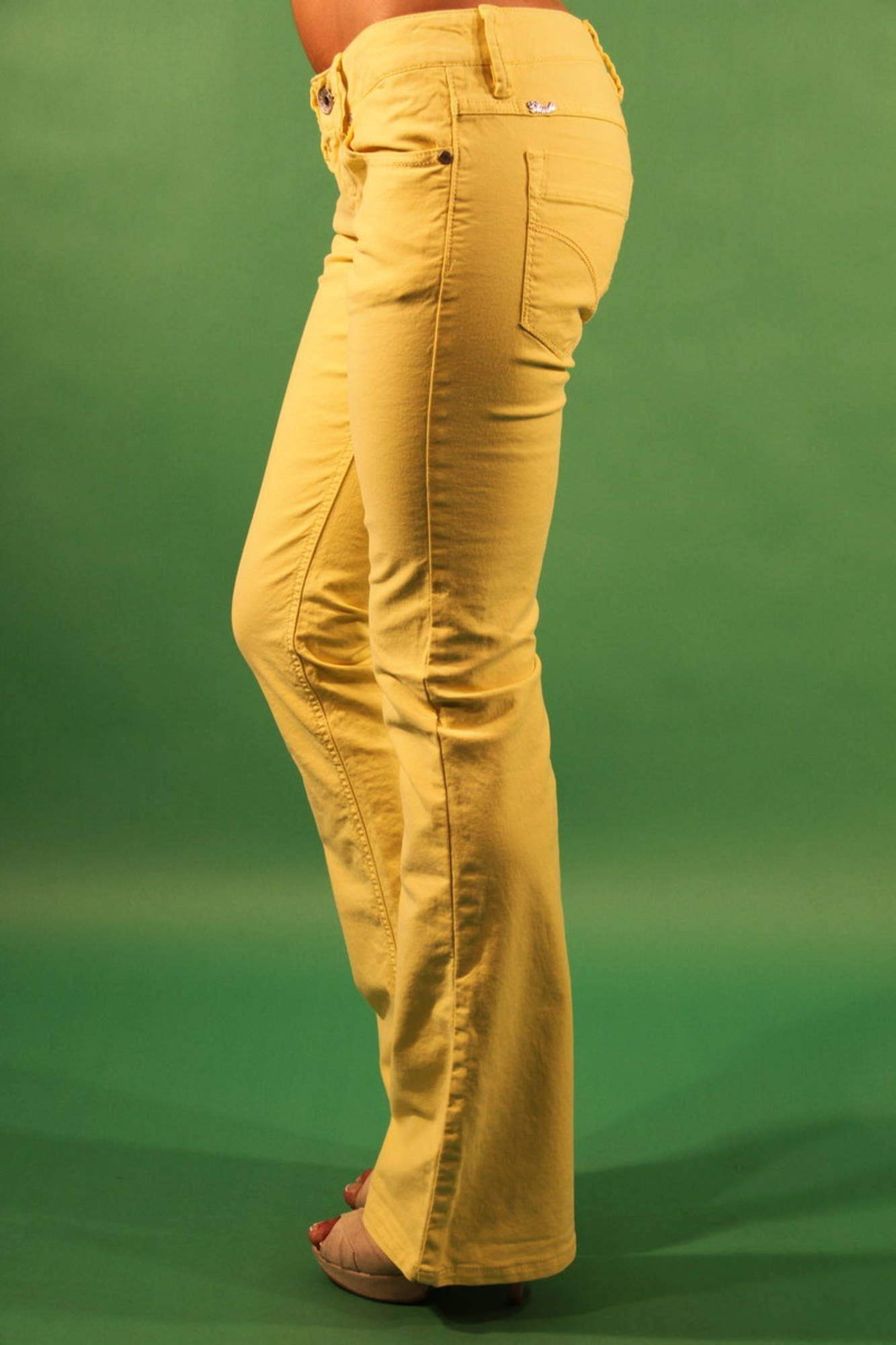 GAUDÌ PANTALONE DONNA GIALLO