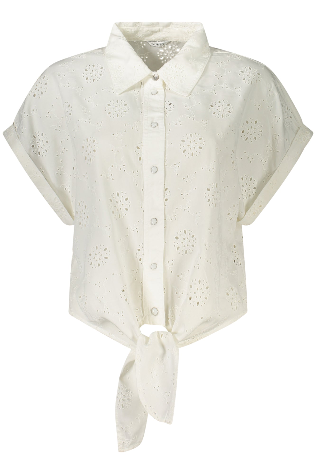 GUESS JEANS CAMICIA MANICHE CORTE DONNA