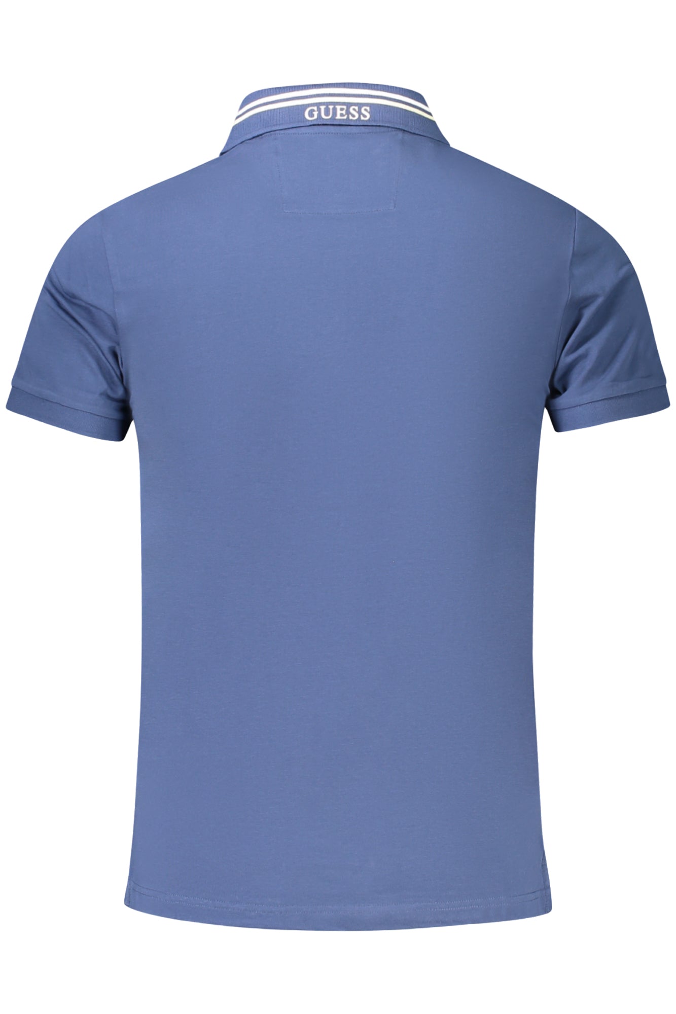 GUESS JEANS POLO MANICHE CORTE UOMO BLU