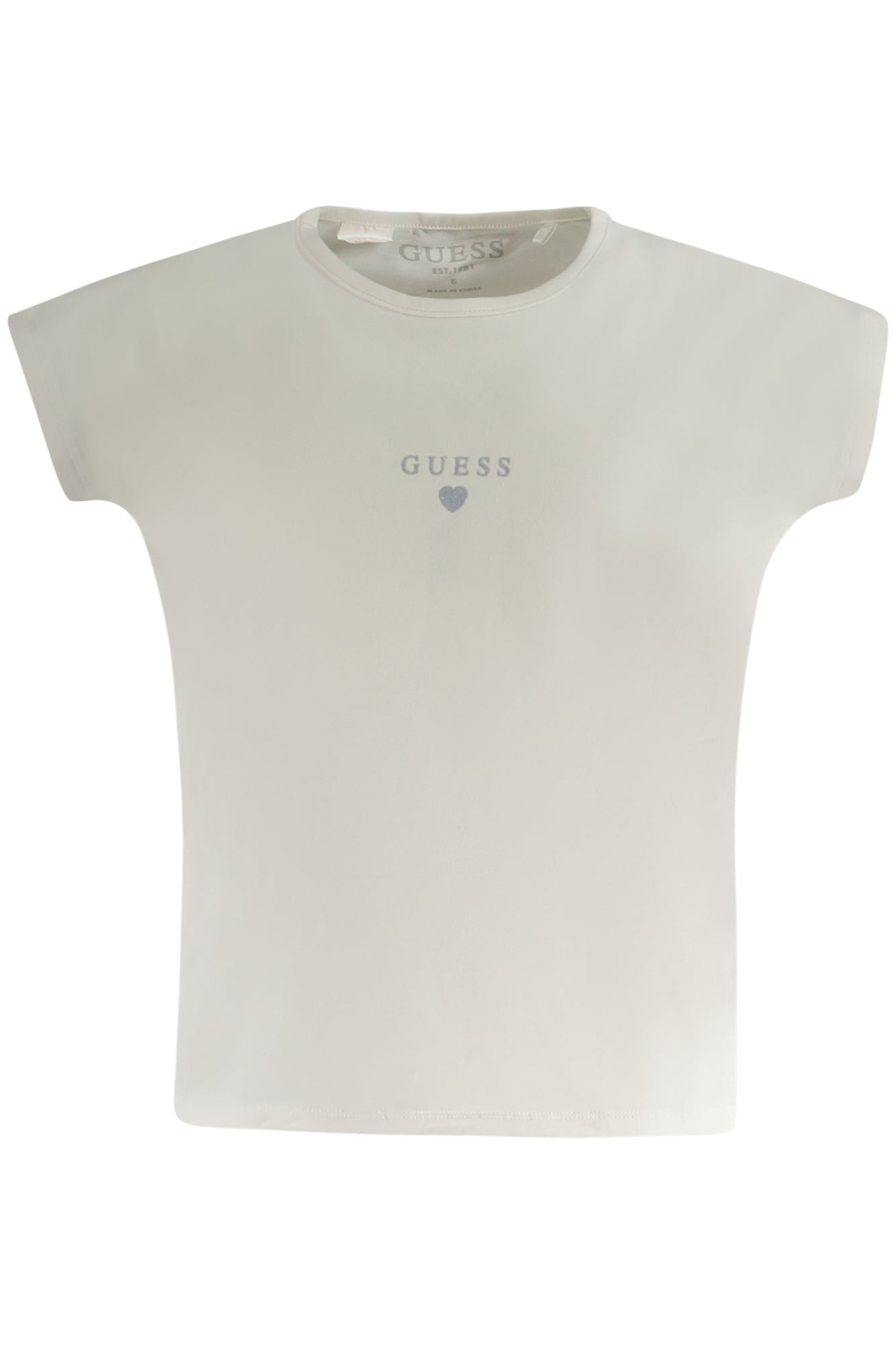 GUESS JEANS T-SHIRT MANICHE CORTE BAMBINA