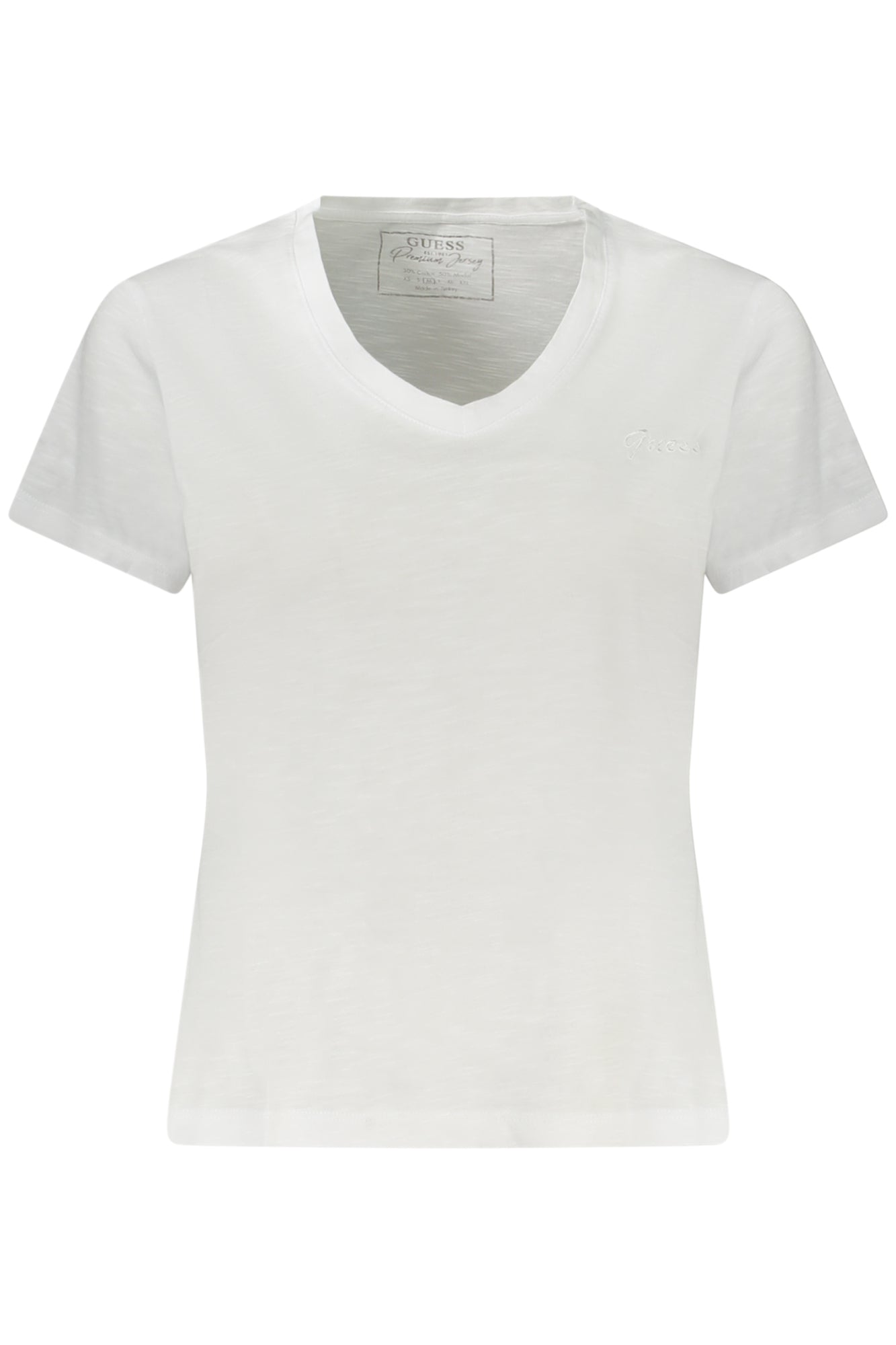 GUESS JEANS T-SHIRT MANICHE CORTE DONNA