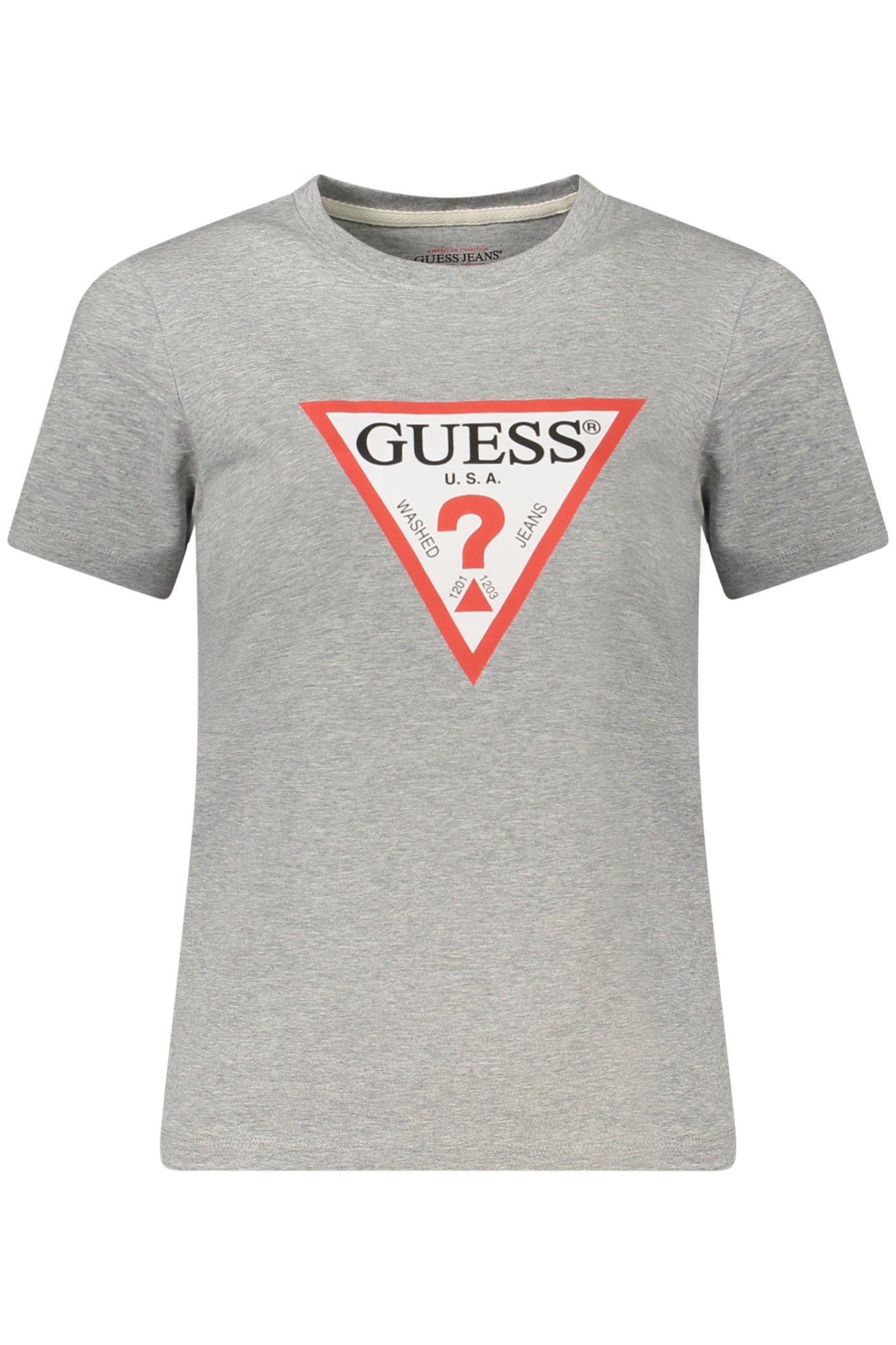 GUESS JEANS T-SHIRT MANICHE CORTE DONNA