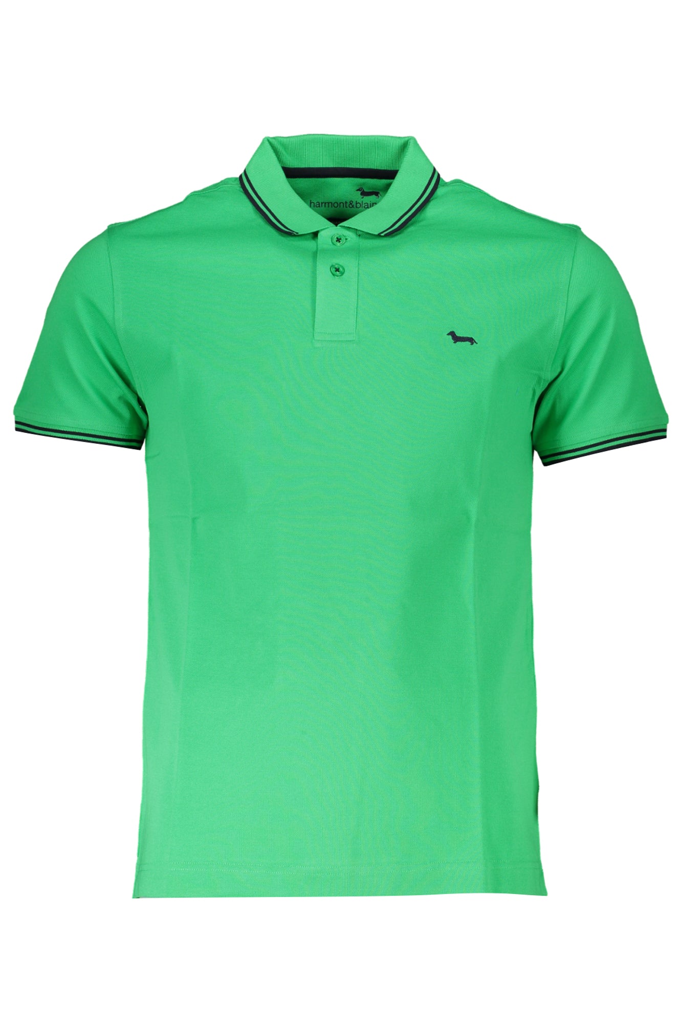 HARMONT & BLAINE POLO MANICHE CORTE UOMO VERDE