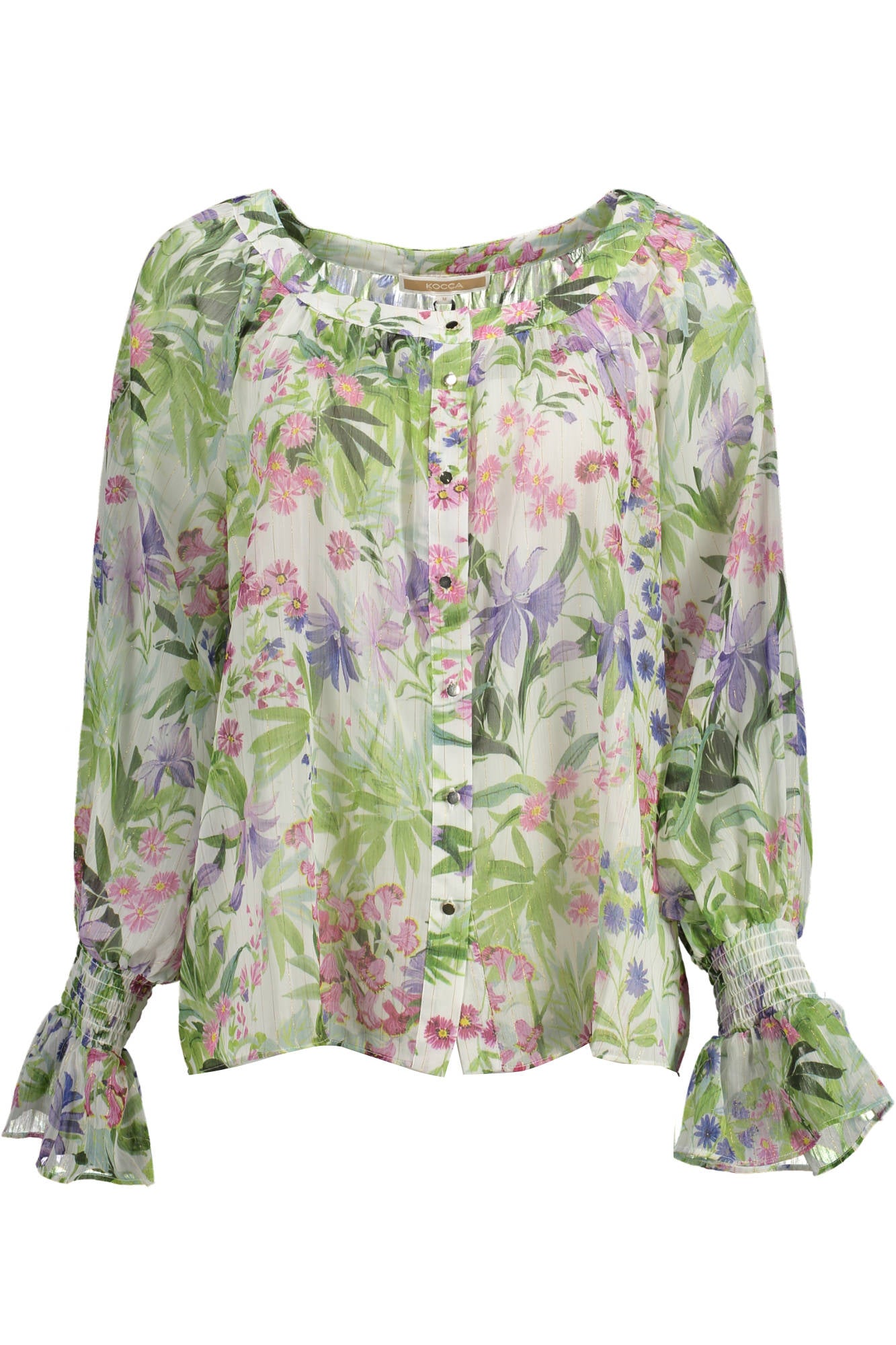 KOCCA CAMICIA MANICHE LUNGHE DONNA VERDE