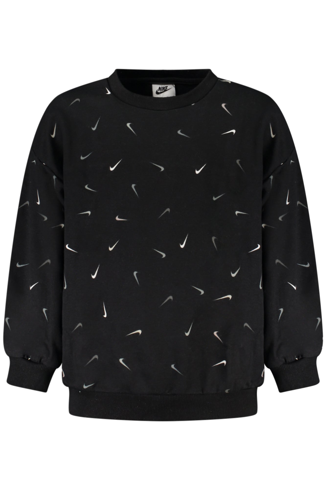 NIKE FELPA SENZA ZIP BAMBINA NERO