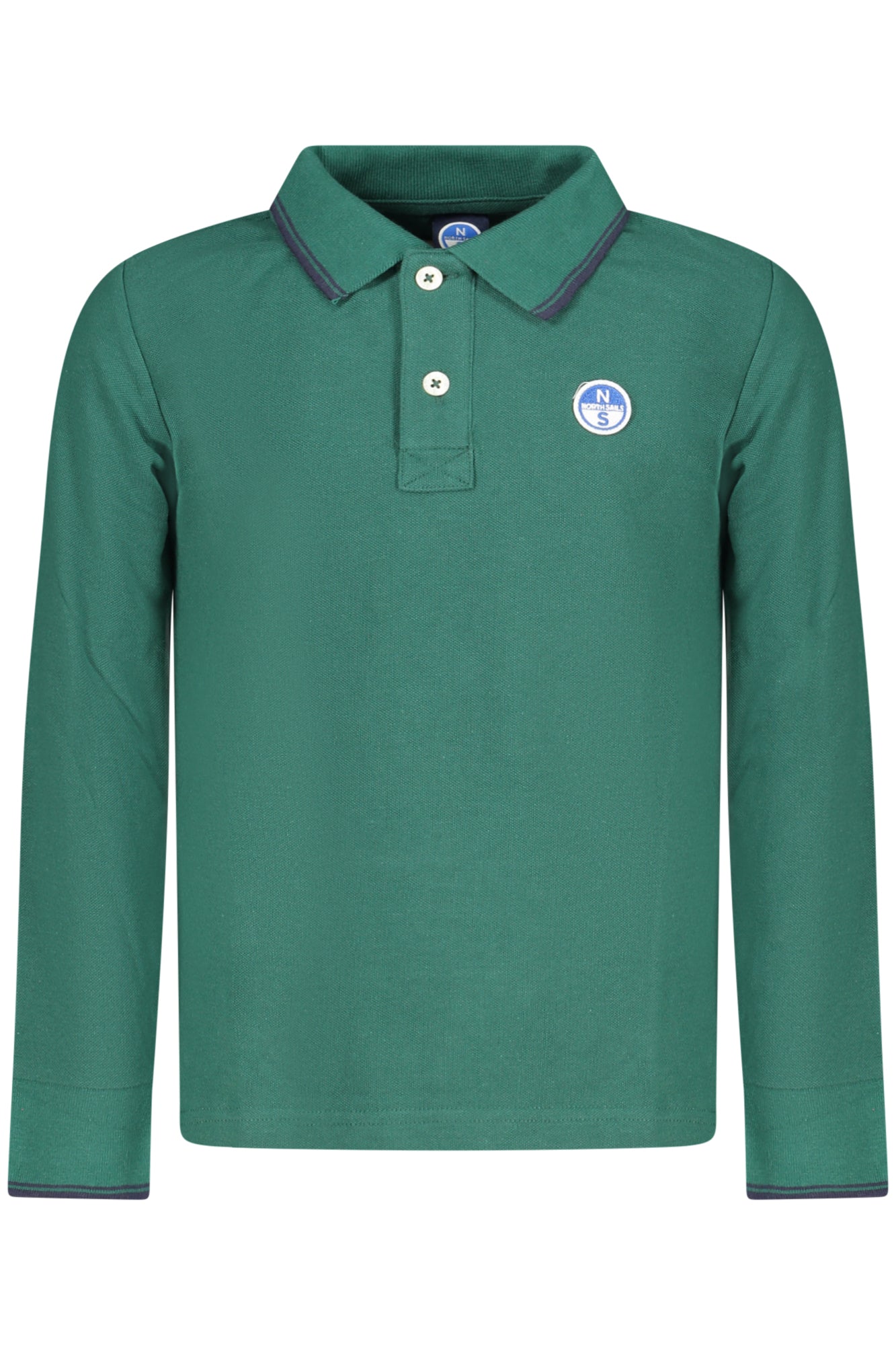 NORTH SAILS POLO MANICHE LUNGHE BAMBINO VERDE