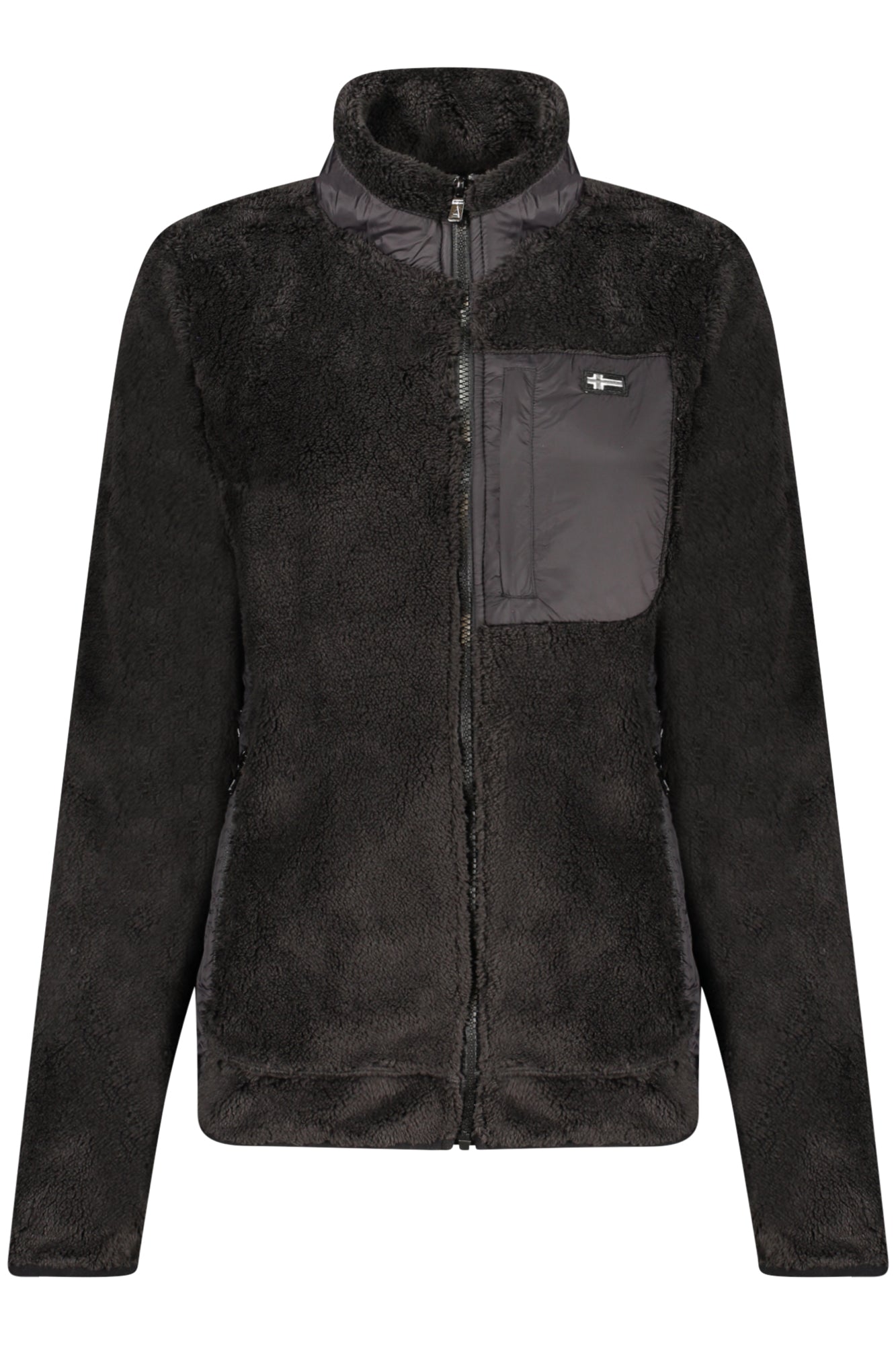 NORWAY 1963 FELPA CON ZIP DONNA NERO