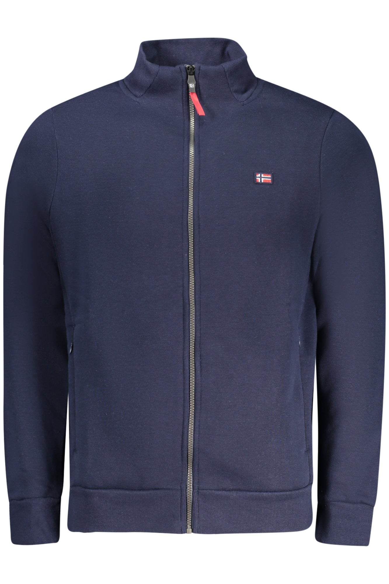 NORWAY 1963 FELPA CON ZIP UOMO BLU