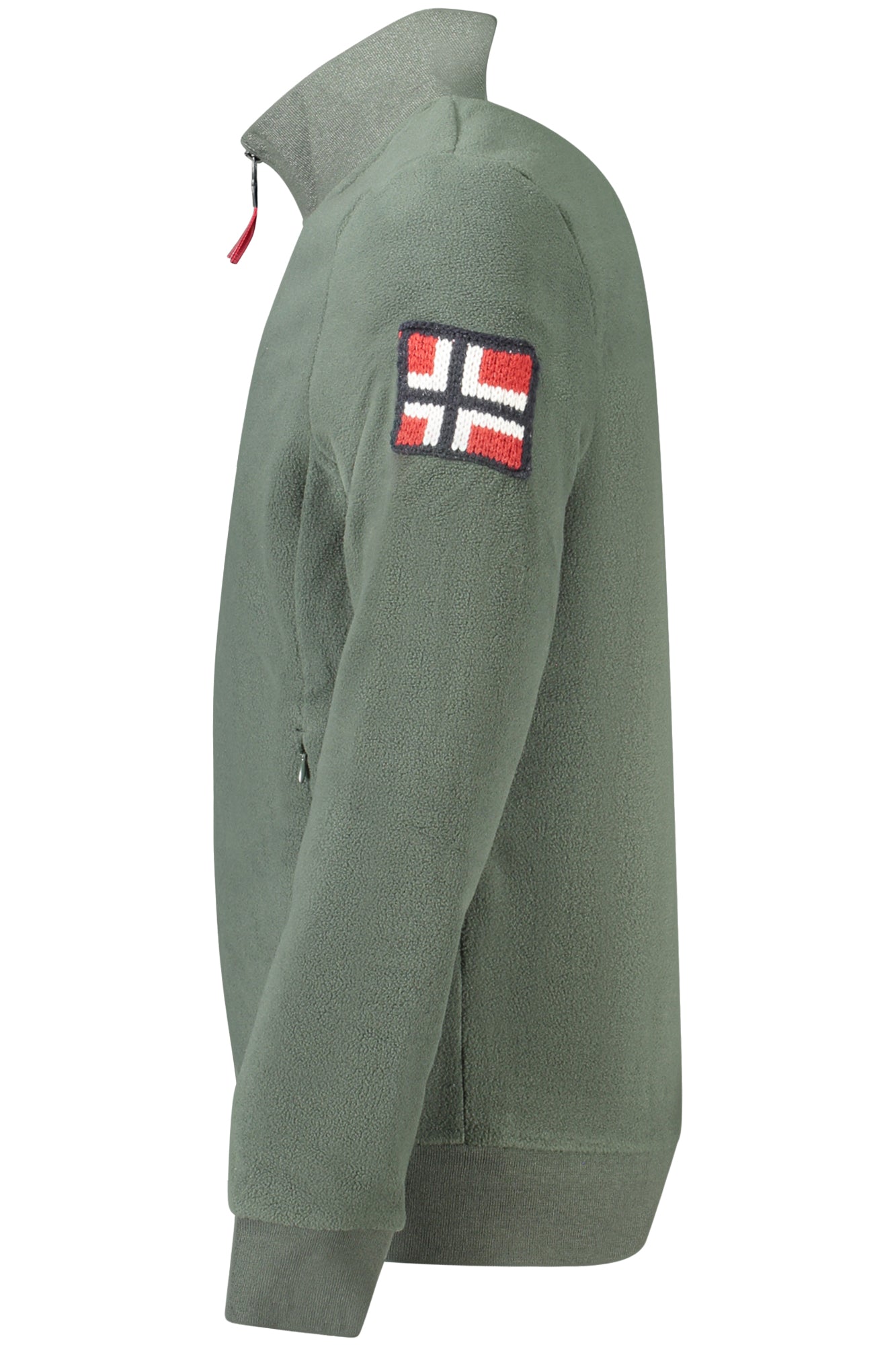 NORWAY 1963 FELPA CON ZIP UOMO VERDE