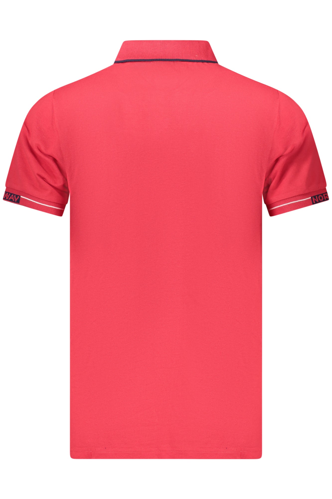 NORWAY 1963 POLO MANICHE CORTE UOMO ROSSO