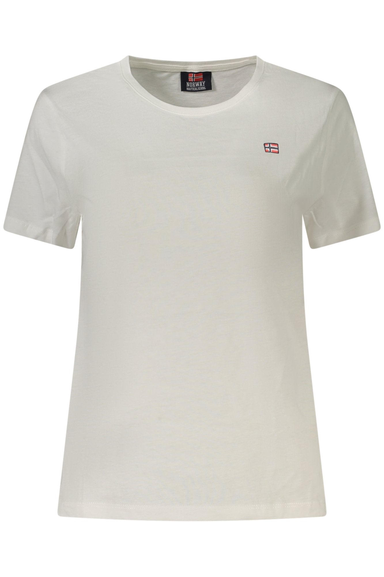 NORWAY 1963 T-SHIRT MANICHE CORTE DONNA BIANCO