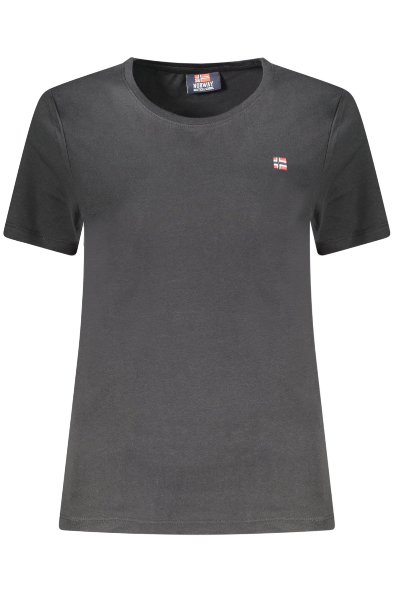 NORWAY 1963 T-SHIRT MANICHE CORTE DONNA NERO