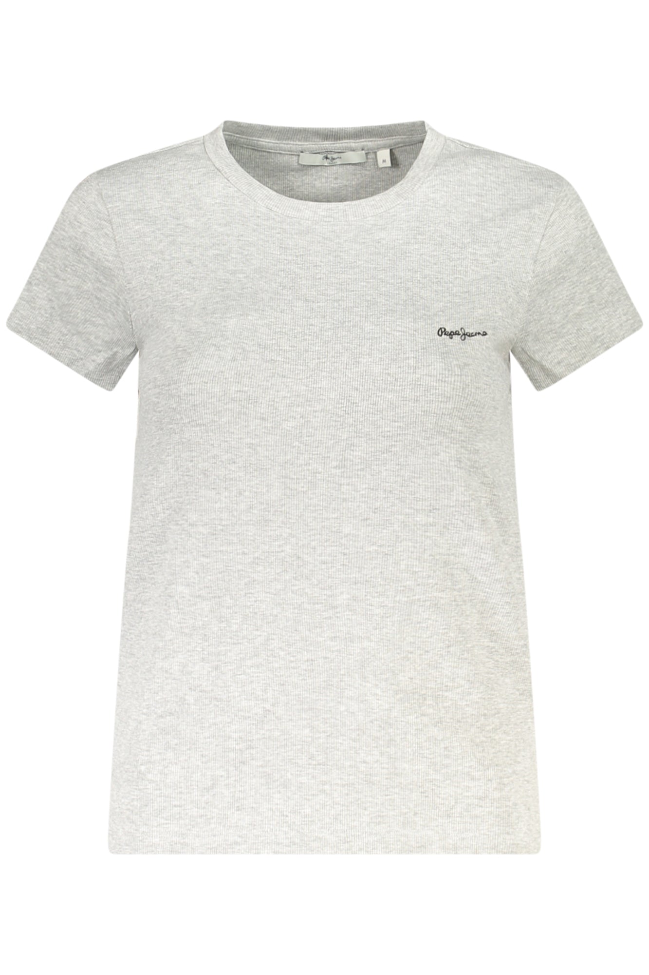 PEPE JEANS T-SHIRT MANICHE CORTE DONNA GRIGIO