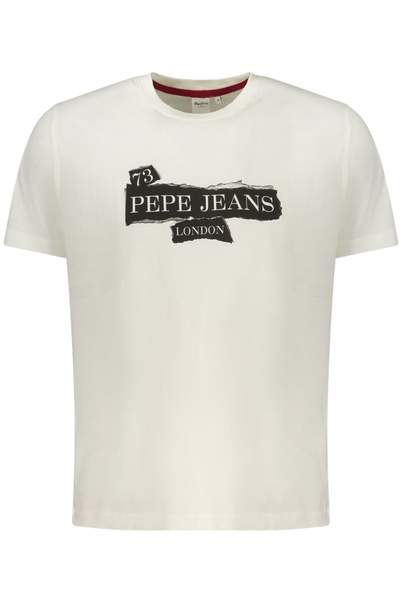 PEPE JEANS T-SHIRT MANICHE CORTE UOMO BIANCO