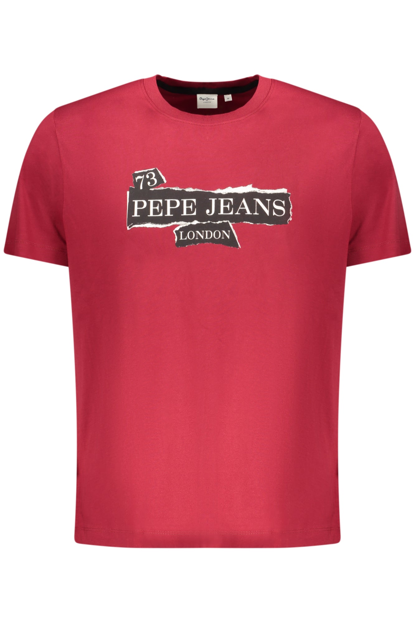 PEPE JEANS T-SHIRT MANICHE CORTE UOMO ROSSO