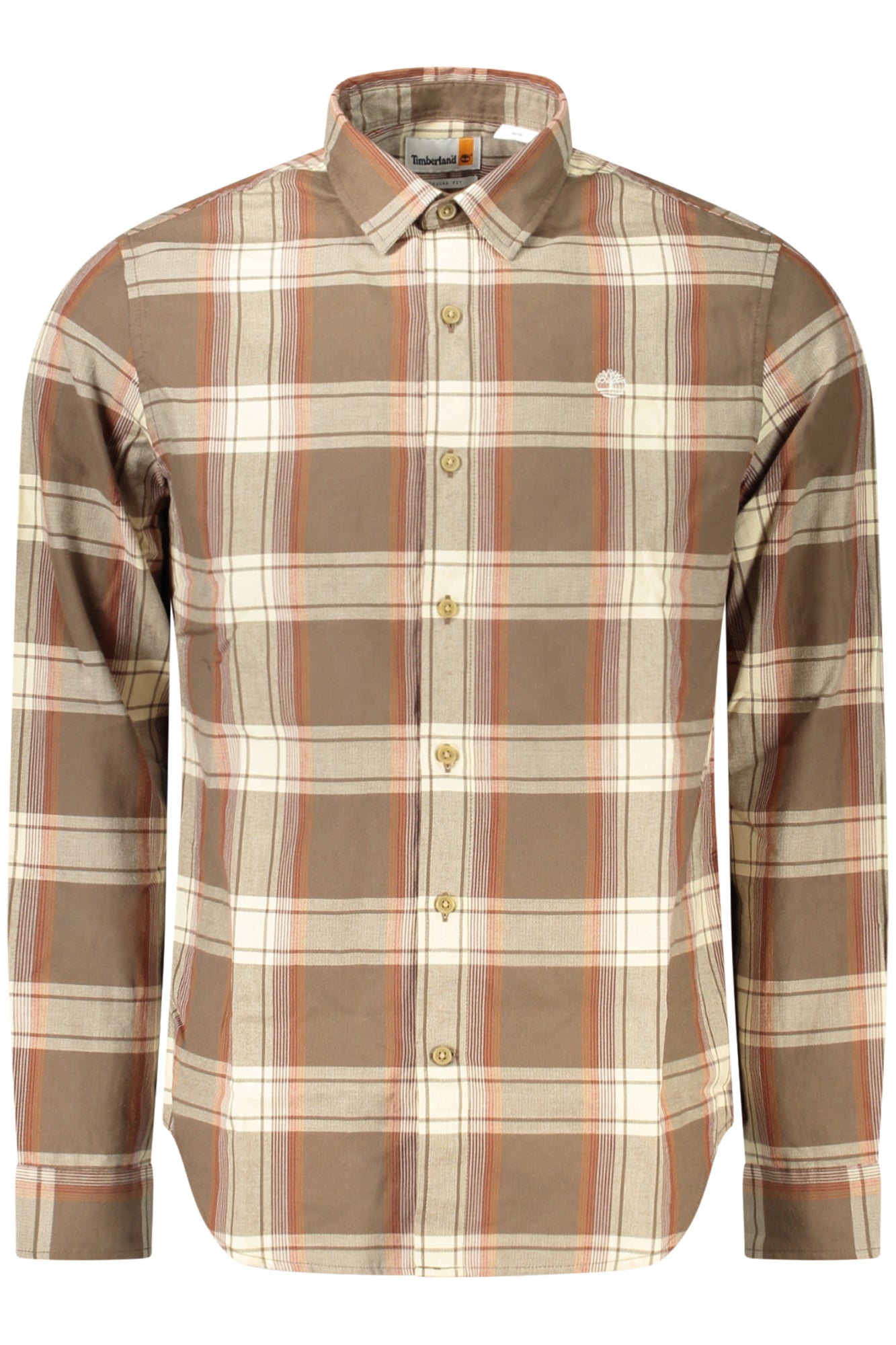 TIMBERLAND CAMICIA MANICHE LUNGHE UOMO MARRONE