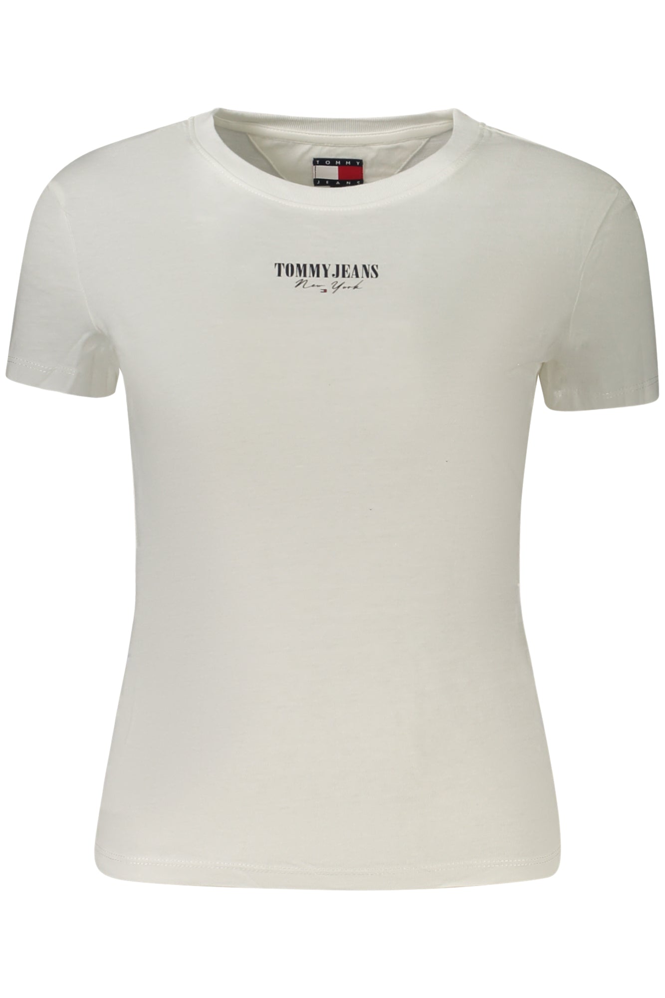 TOMMY HILFIGER T-SHIRT MANICHE CORTE DONNA BIANCO