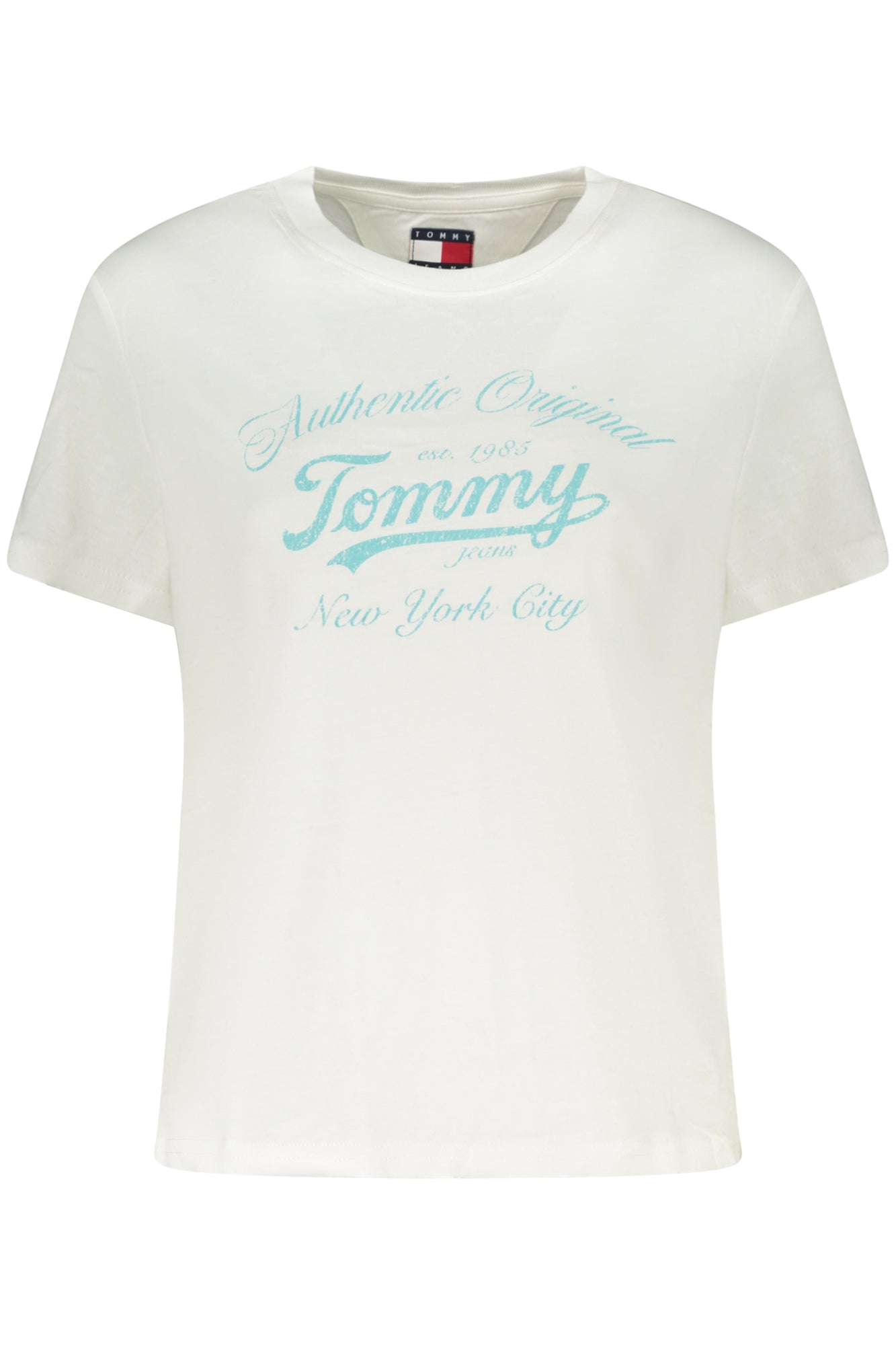TOMMY HILFIGER T-SHIRT MANICHE CORTE DONNA