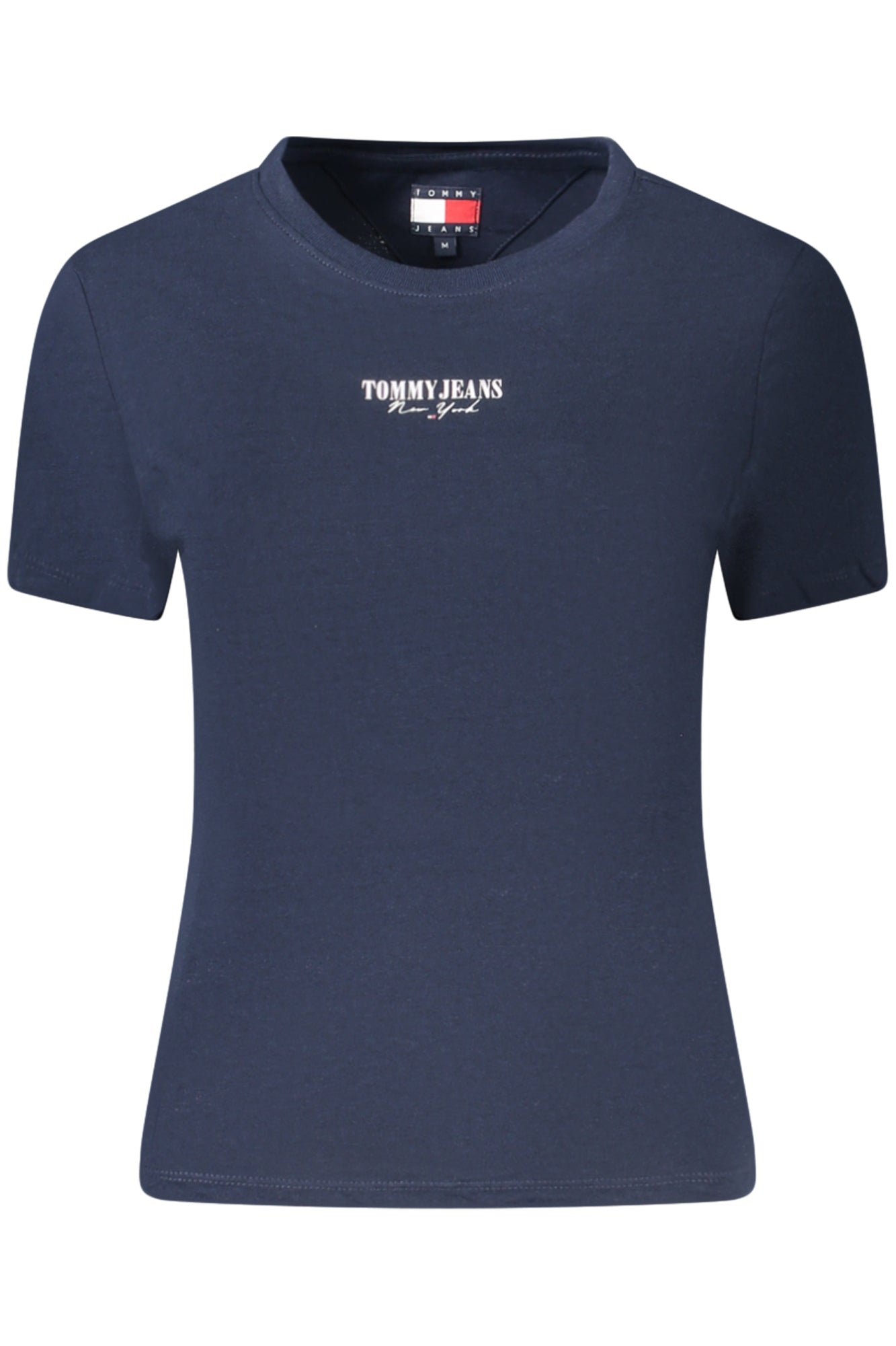 TOMMY HILFIGER T-SHIRT MANICHE CORTE DONNA BLU