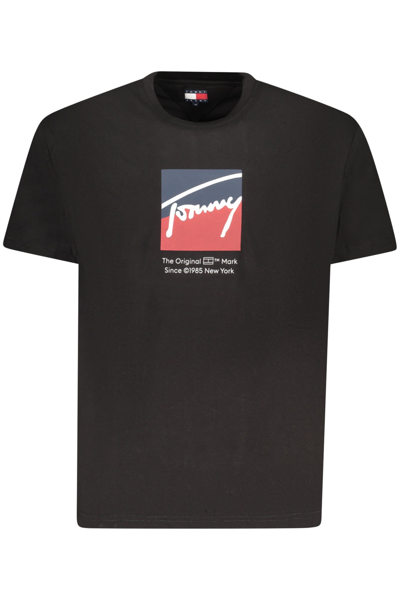 TOMMY HILFIGER T-SHIRT MANICHE CORTE UOMO NERO
