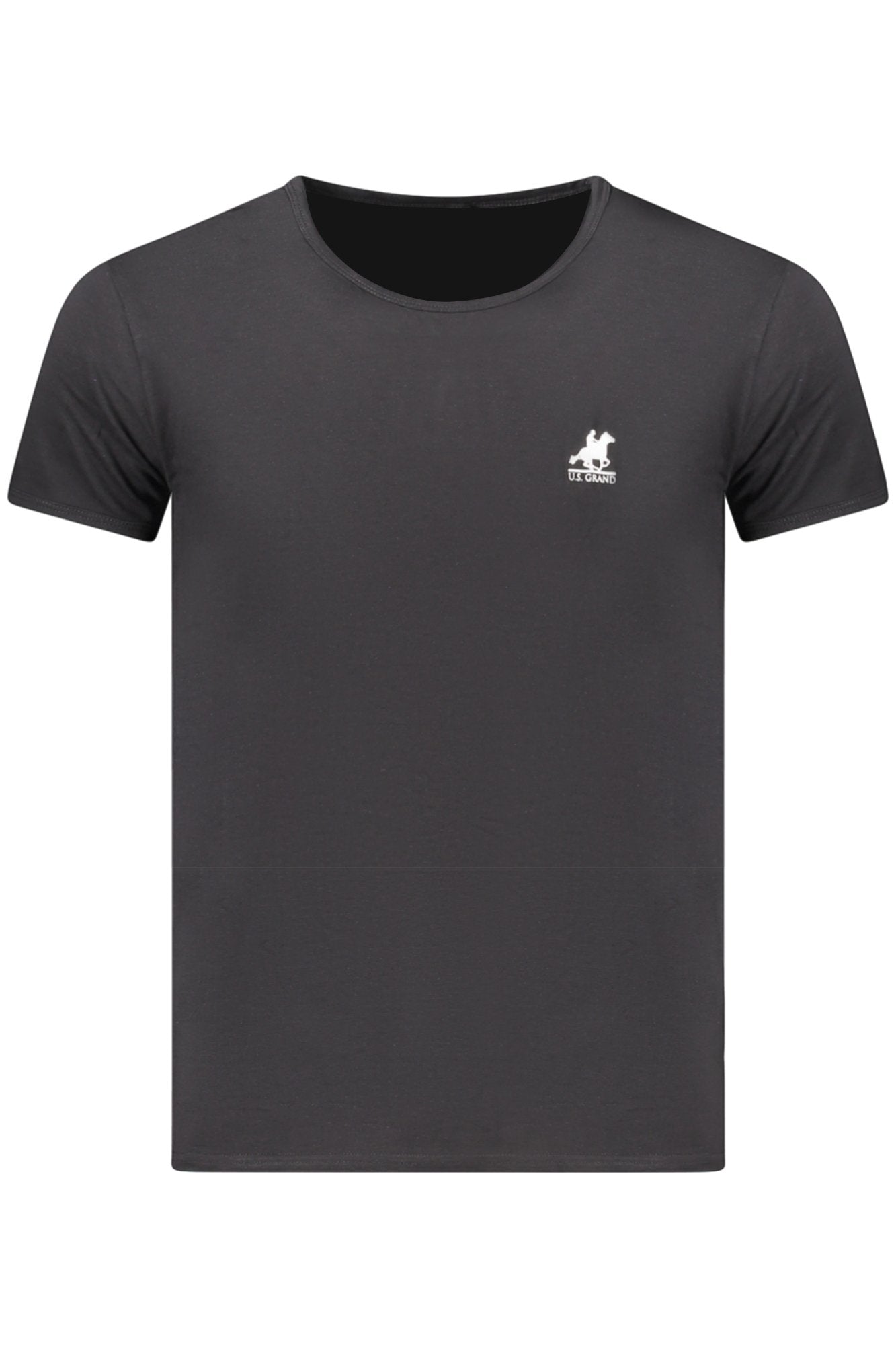U.S. GRAND T-SHIRT MANICHE CORTE UOMO NERO
