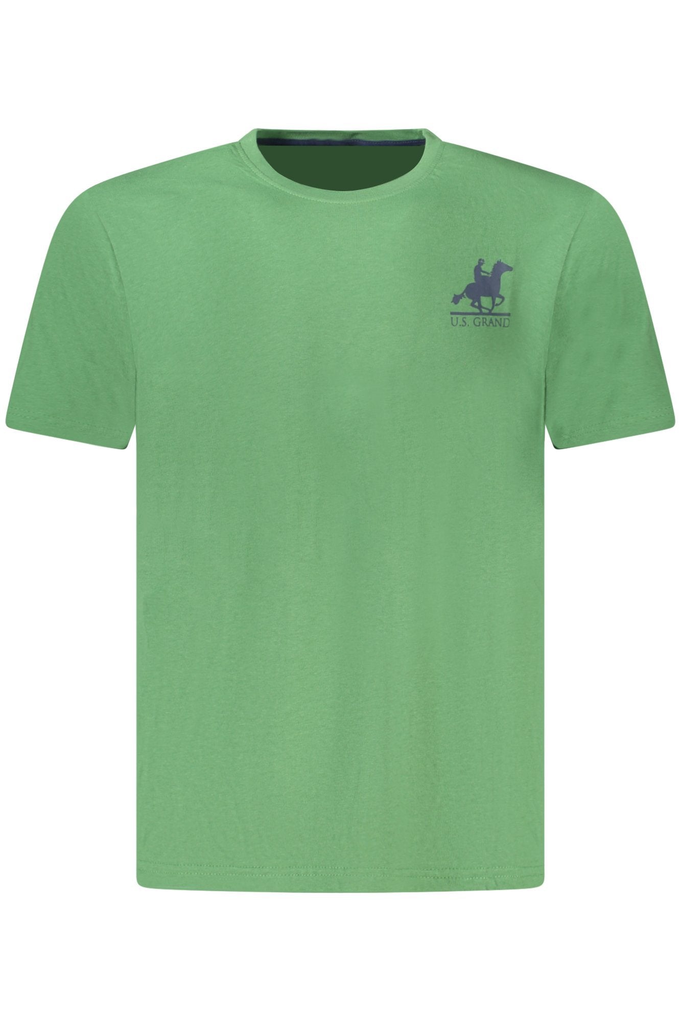 U.S. GRAND T-SHIRT MANICHE CORTE UOMO VERDE