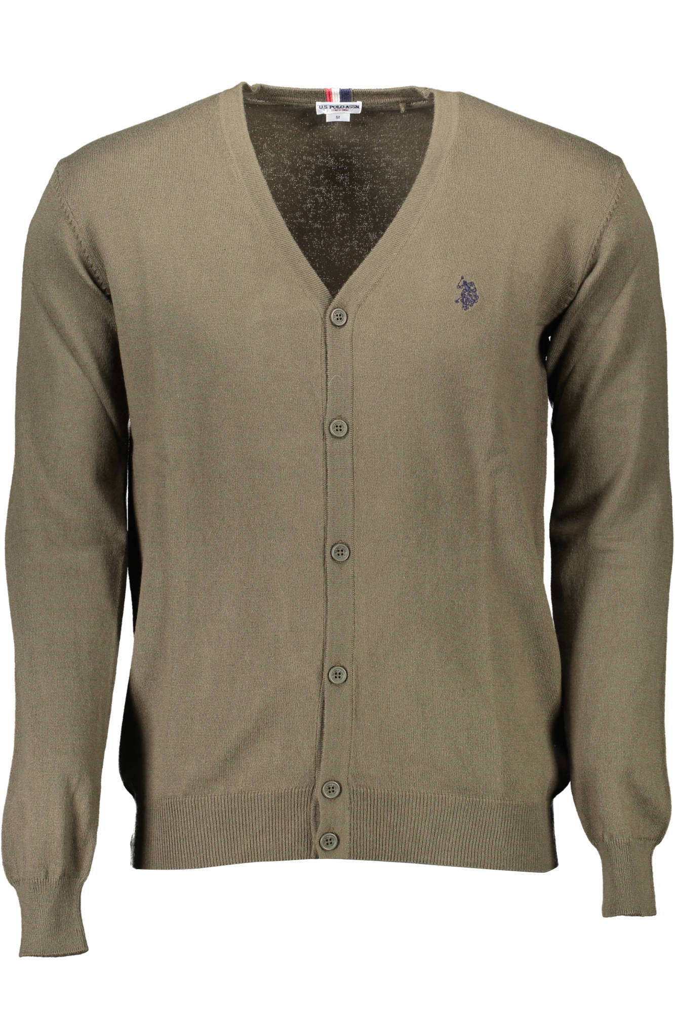 U.S. POLO CARDIGAN UOMO VERDE