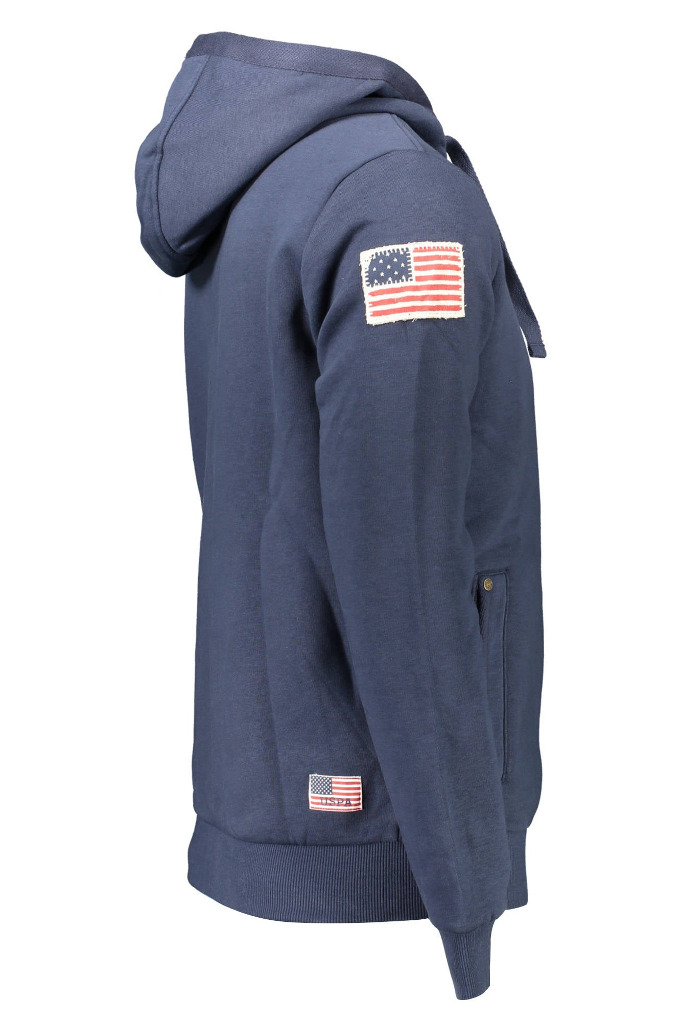 U.S. POLO FELPA CON ZIP UOMO